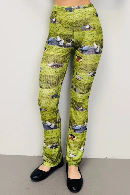 SAMPLE #499 - S Ducks Mesh Pants made by Fashion Brand Company
