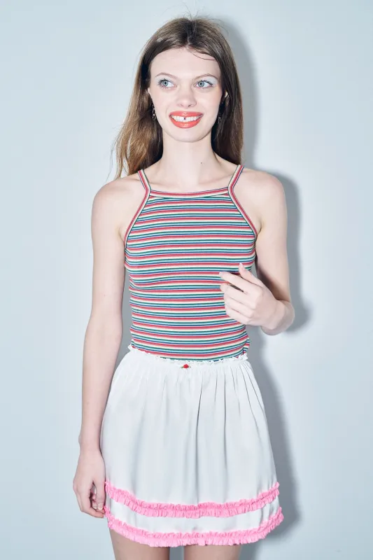 1 left - Camp Tank Red Stripe Cotton sold by Fashion Brand Company