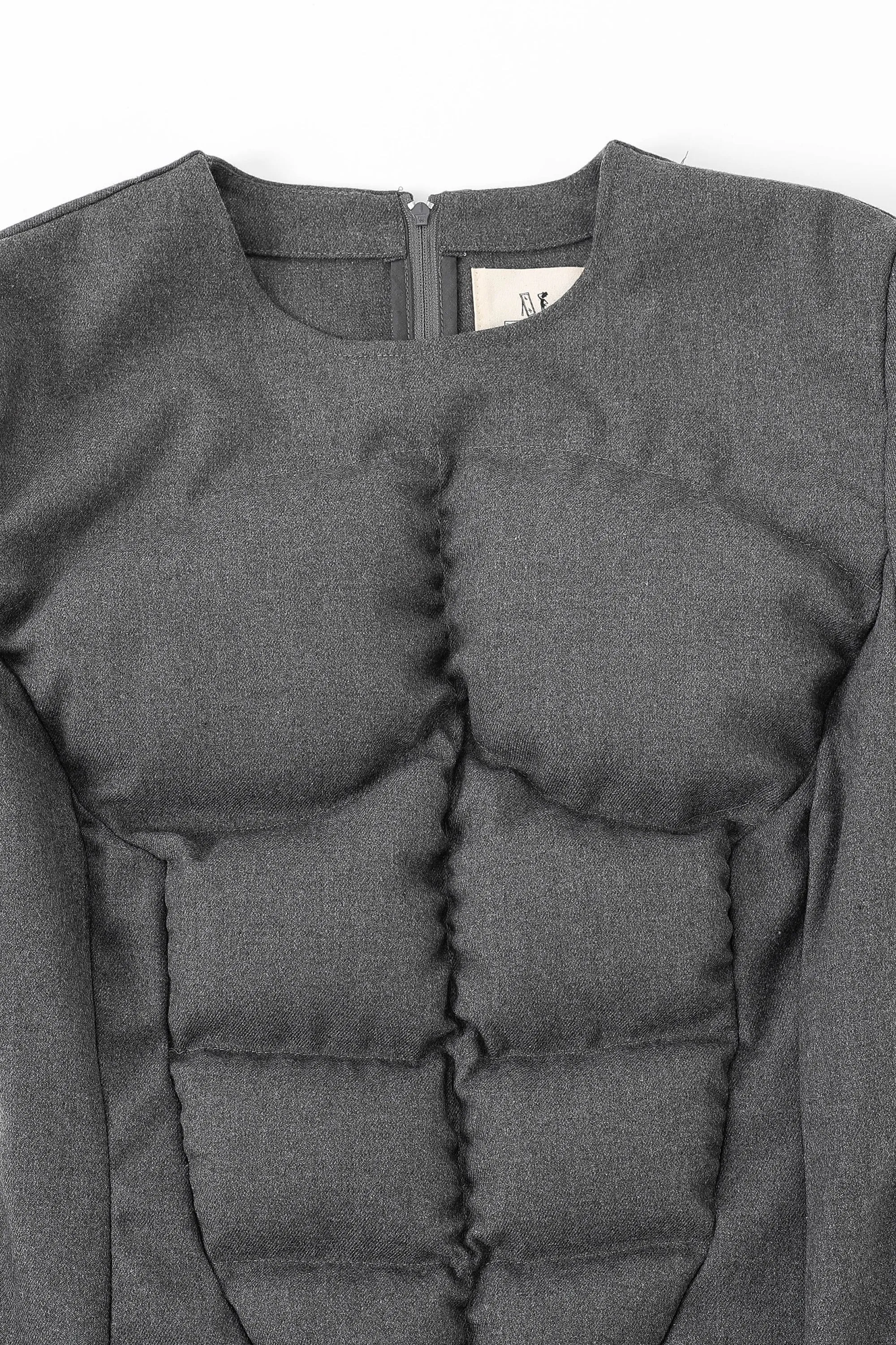 1 left - Business Muscle Mini Dress Gray 2.0 sold by Fashion Brand Company product image thumbnail 3