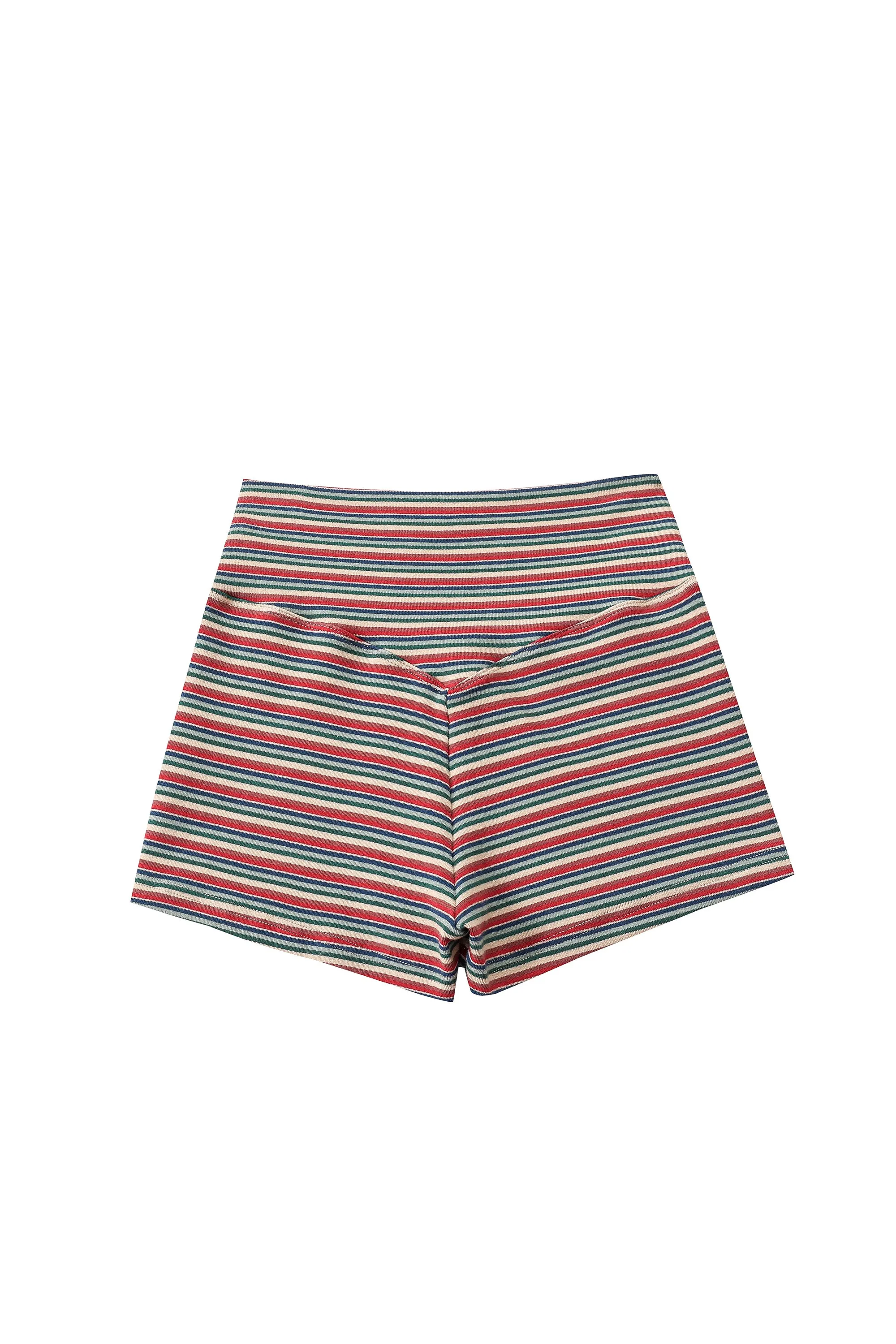 Red Stripe Short Shorts sold by Fashion Brand Company product image thumbnail 3