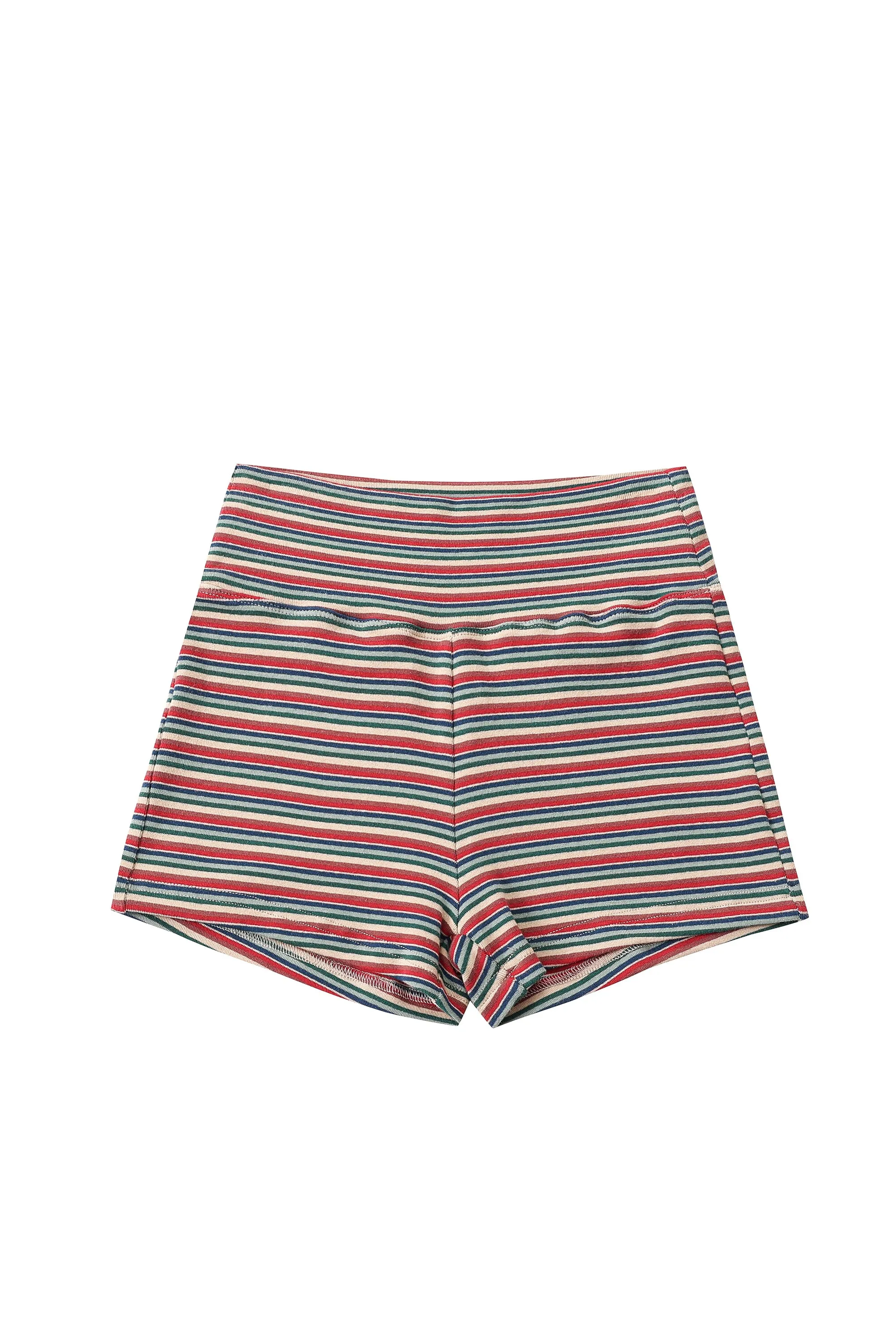 Red Stripe Short Shorts sold by Fashion Brand Company