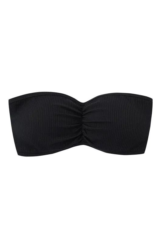 Tencel Rib Scrunch Tube Bra made by Fashion Brand Company