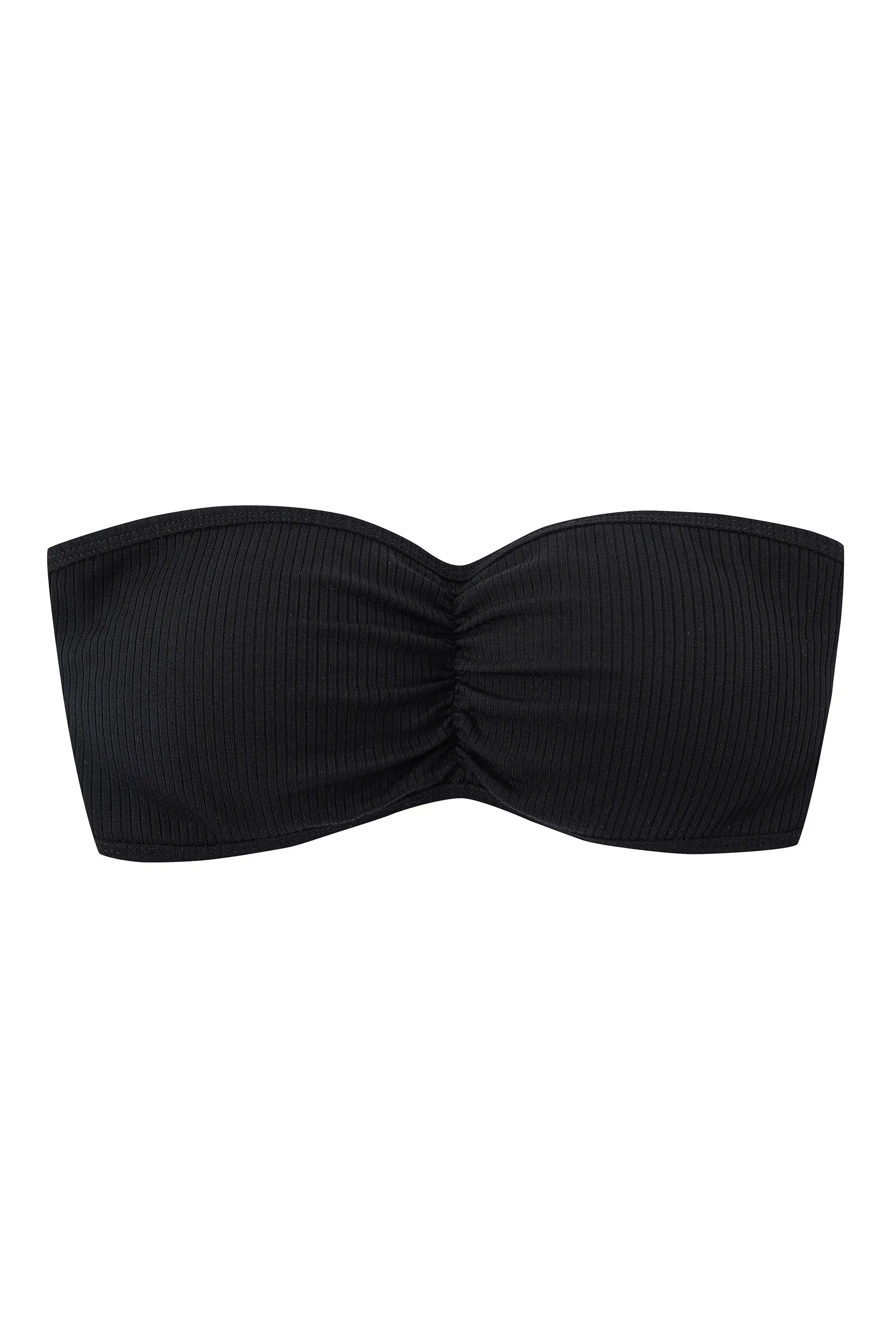 Tencel Rib Scrunch Tube Bra sold by Fashion Brand Company
