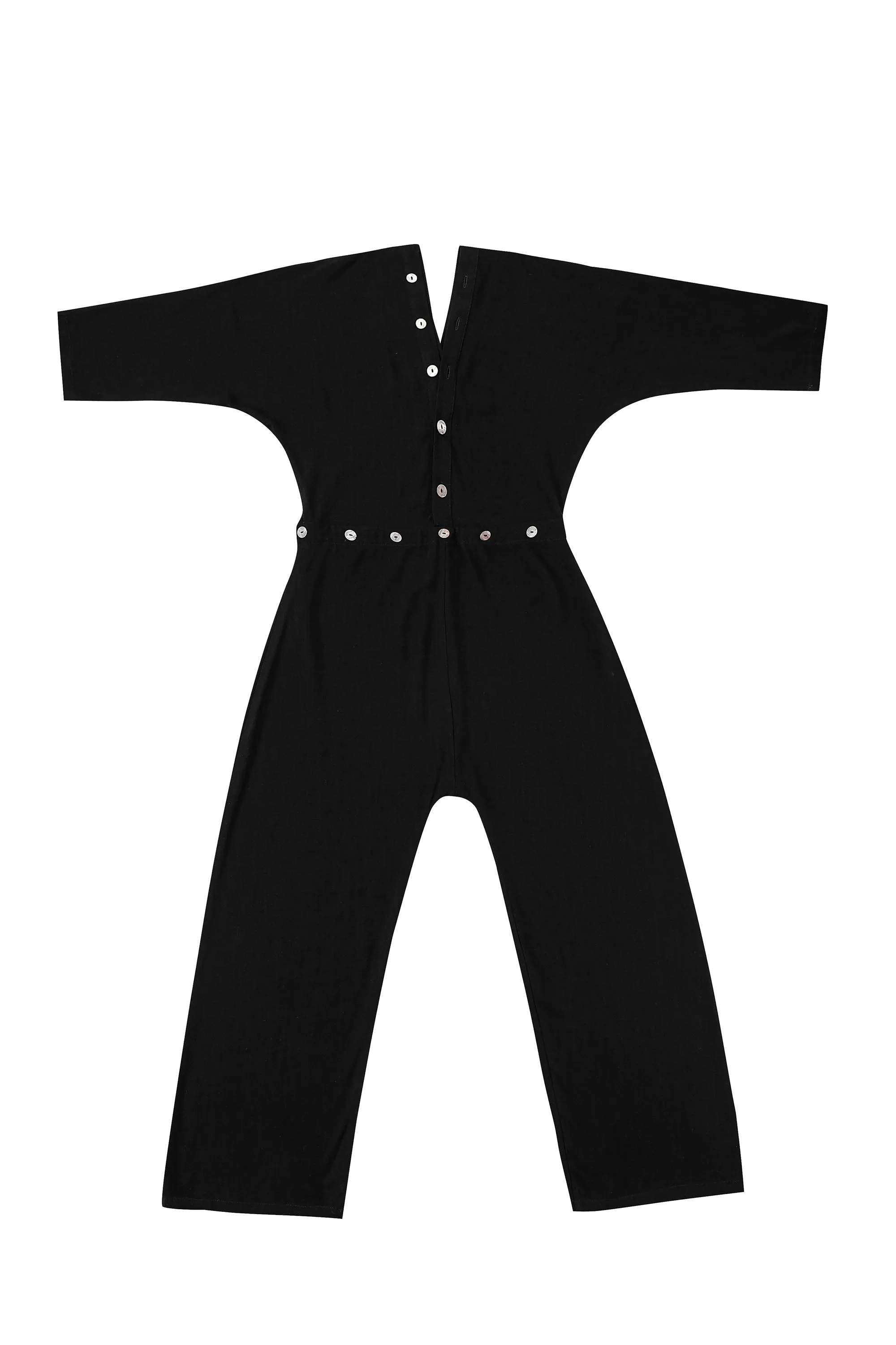 Jumpsuit of the Future Soft Linen Black sold by Fashion Brand Company product image thumbnail 3