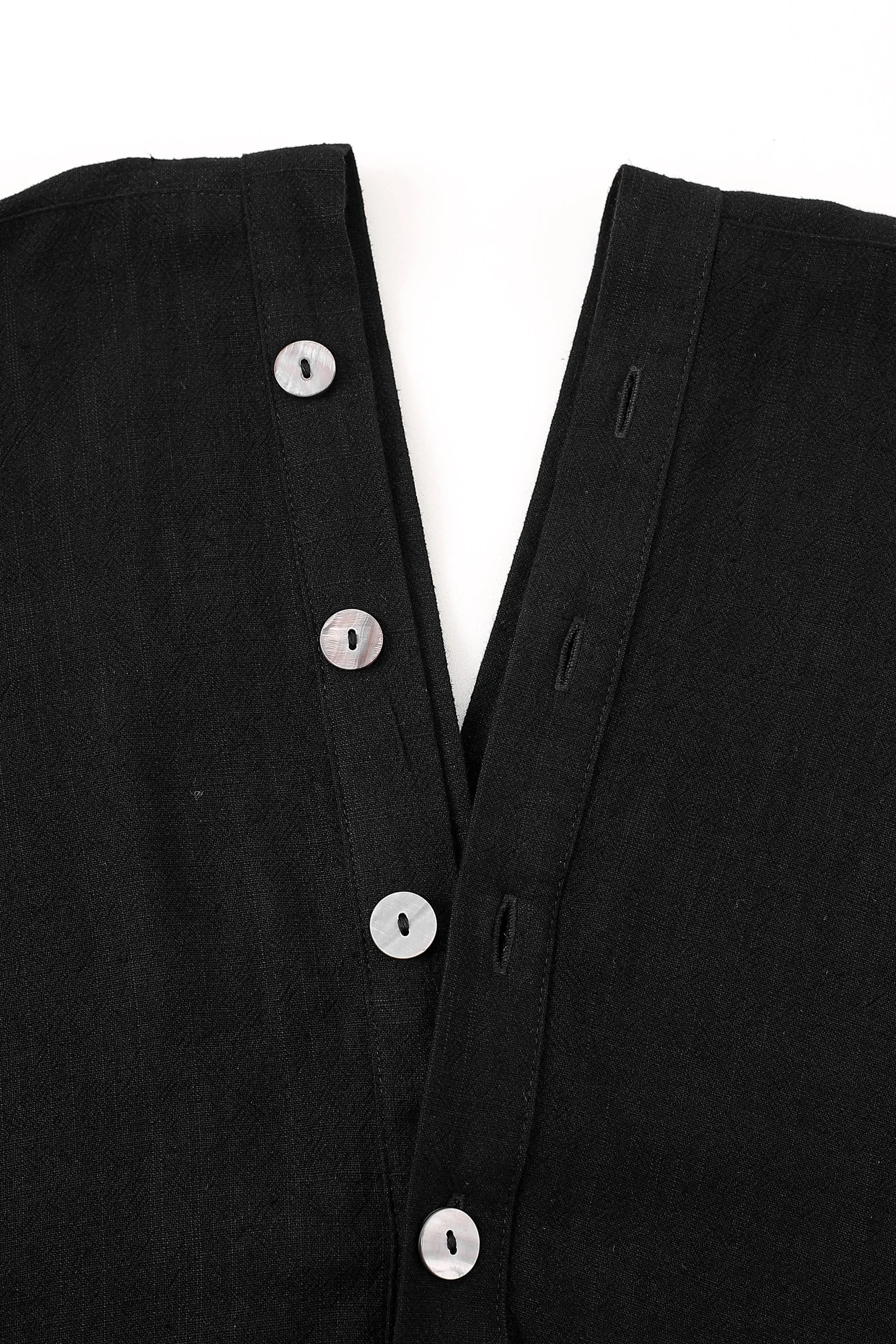 Jumpsuit of the Future Soft Linen Black sold by Fashion Brand Company product image thumbnail 5