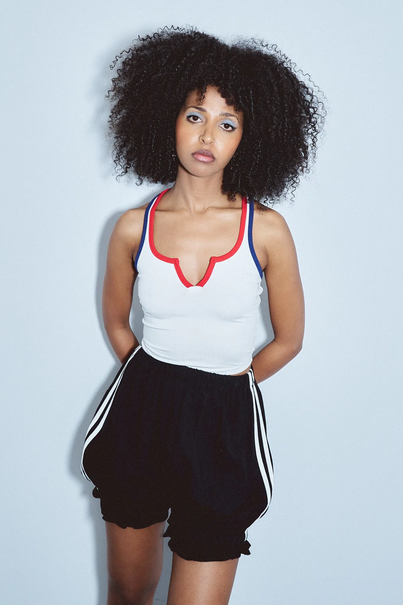 2 left - Sporty Soft Linen Bloomers Black sold by Fashion Brand Company product image thumbnail 3