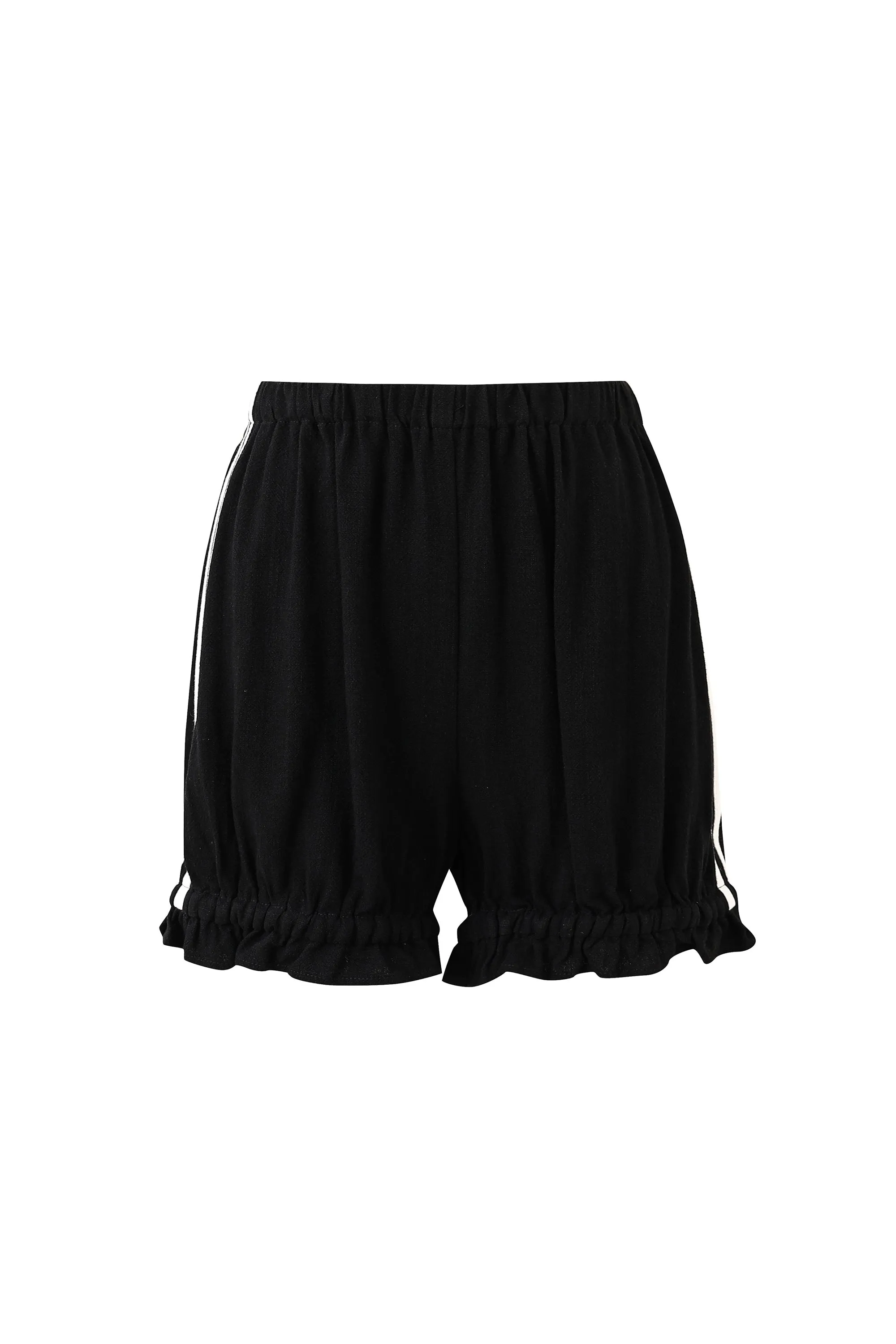 2 left - Sporty Soft Linen Bloomers Black sold by Fashion Brand Company product image thumbnail 2