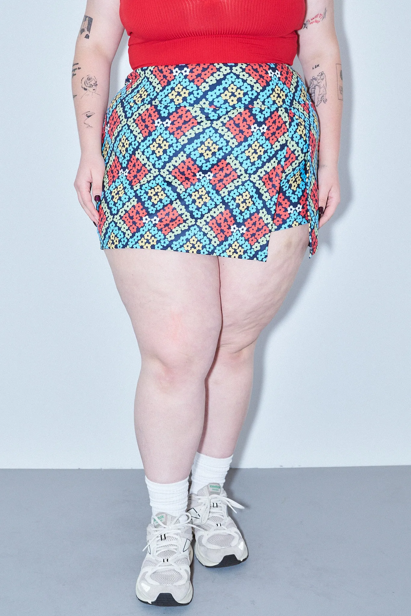 1 left - Scrap Skort - Flowers XS sold by Fashion Brand Company