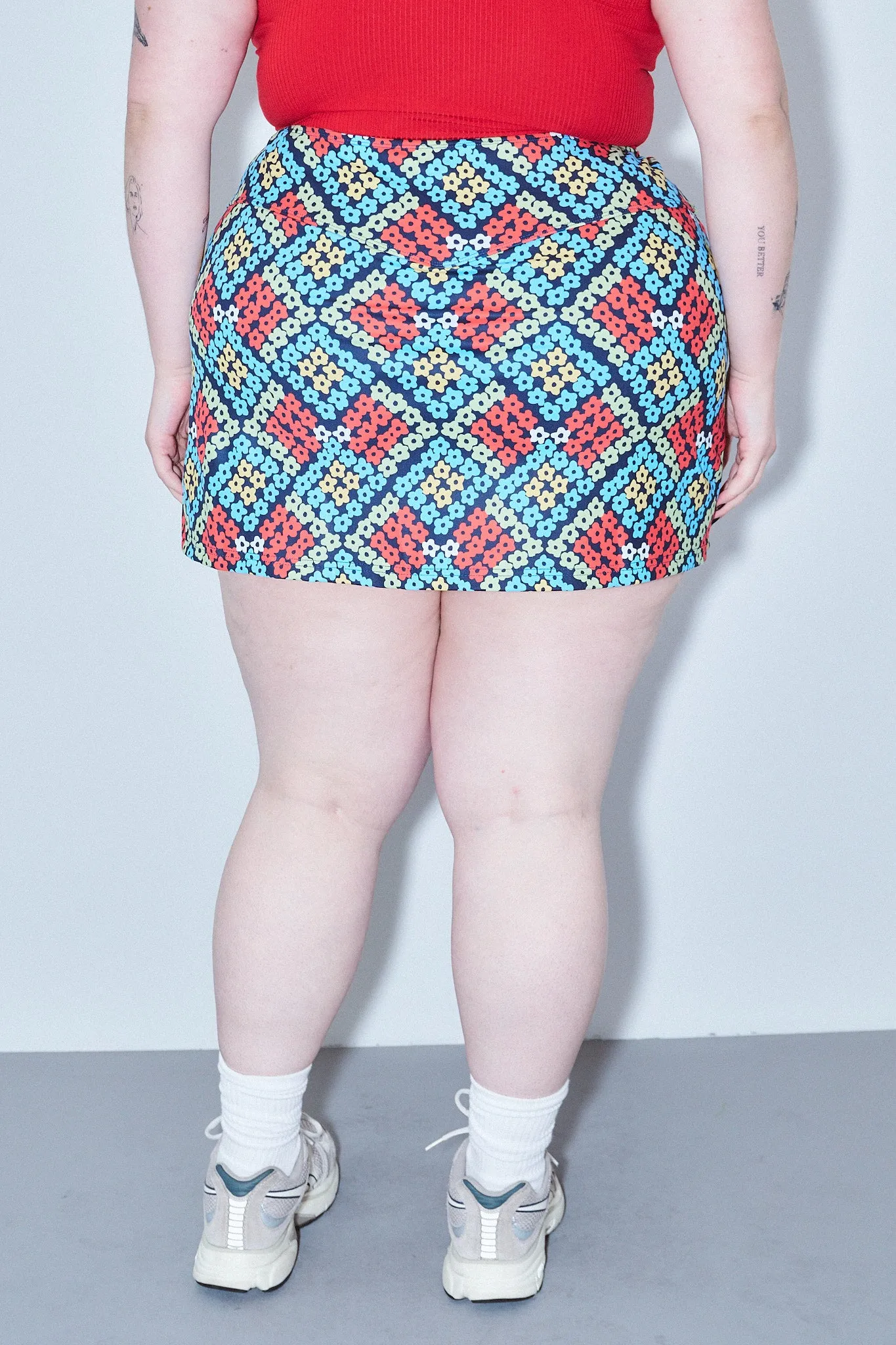 1 left - Scrap Skort - Flowers XS sold by Fashion Brand Company product image thumbnail 2