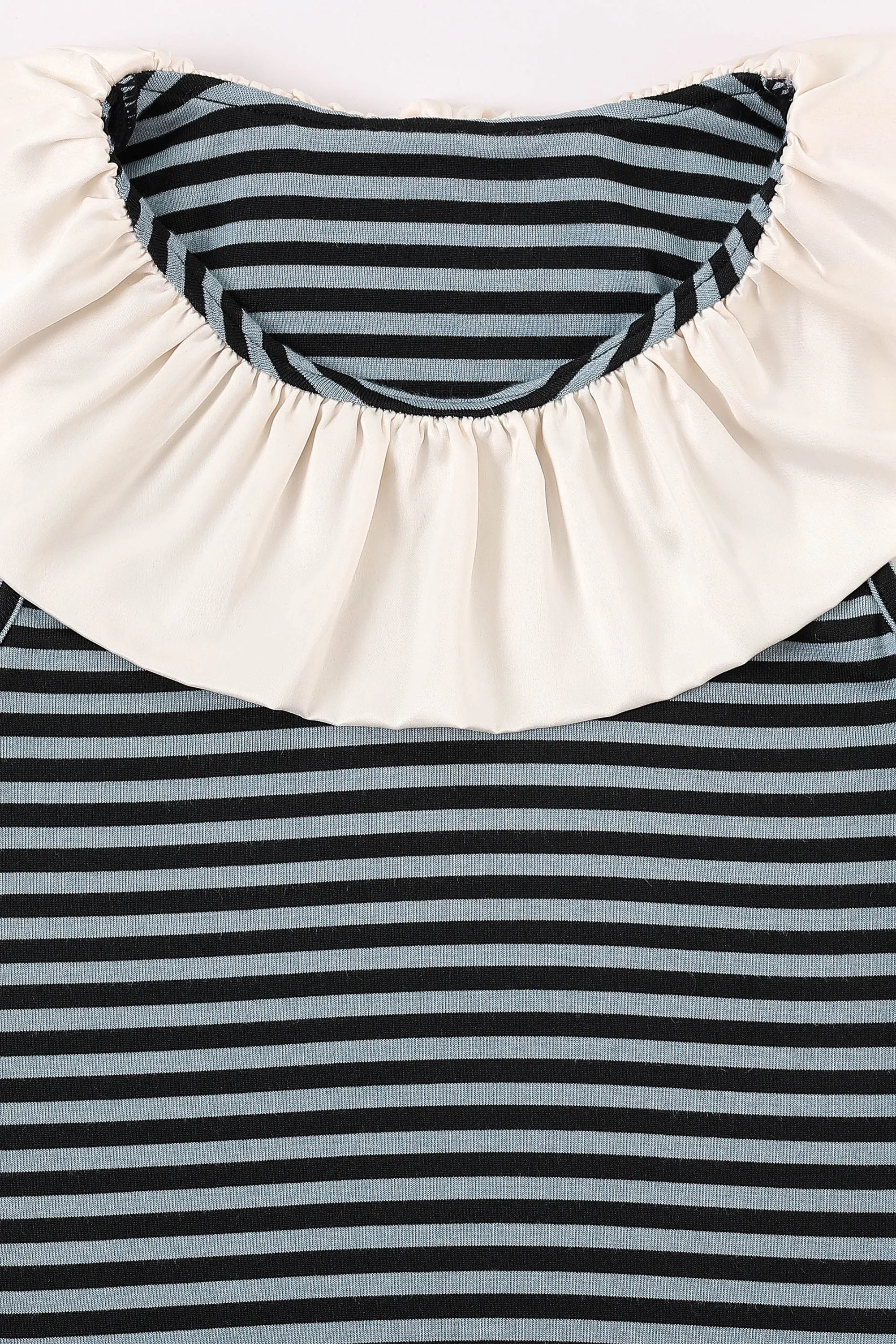 1 left - Clown Collar Tank Blue Stripe sold by Fashion Brand Company product image thumbnail 4