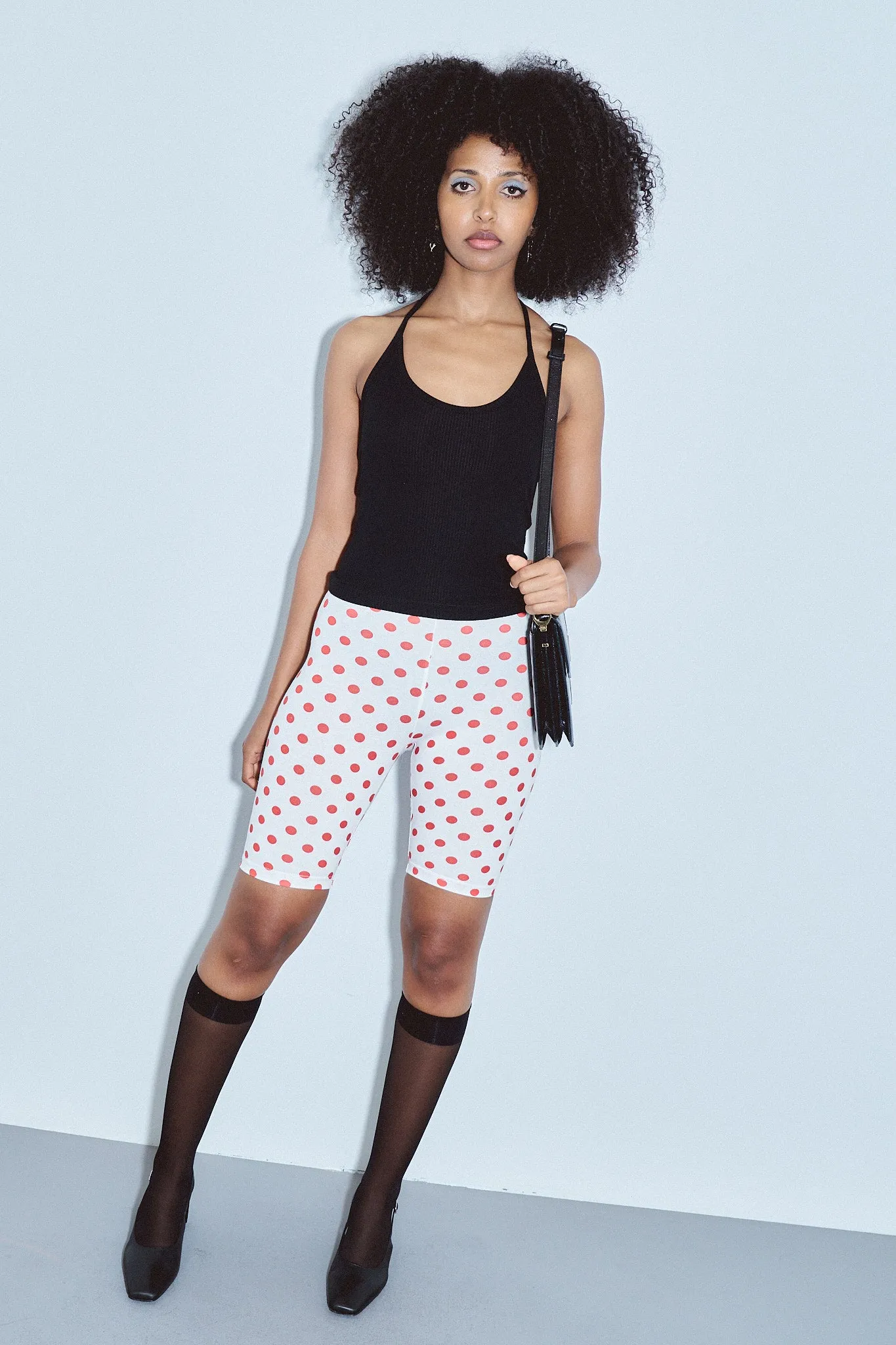 Cotton Bike Shorts Red Polka Dot sold by Fashion Brand Company product image thumbnail 4