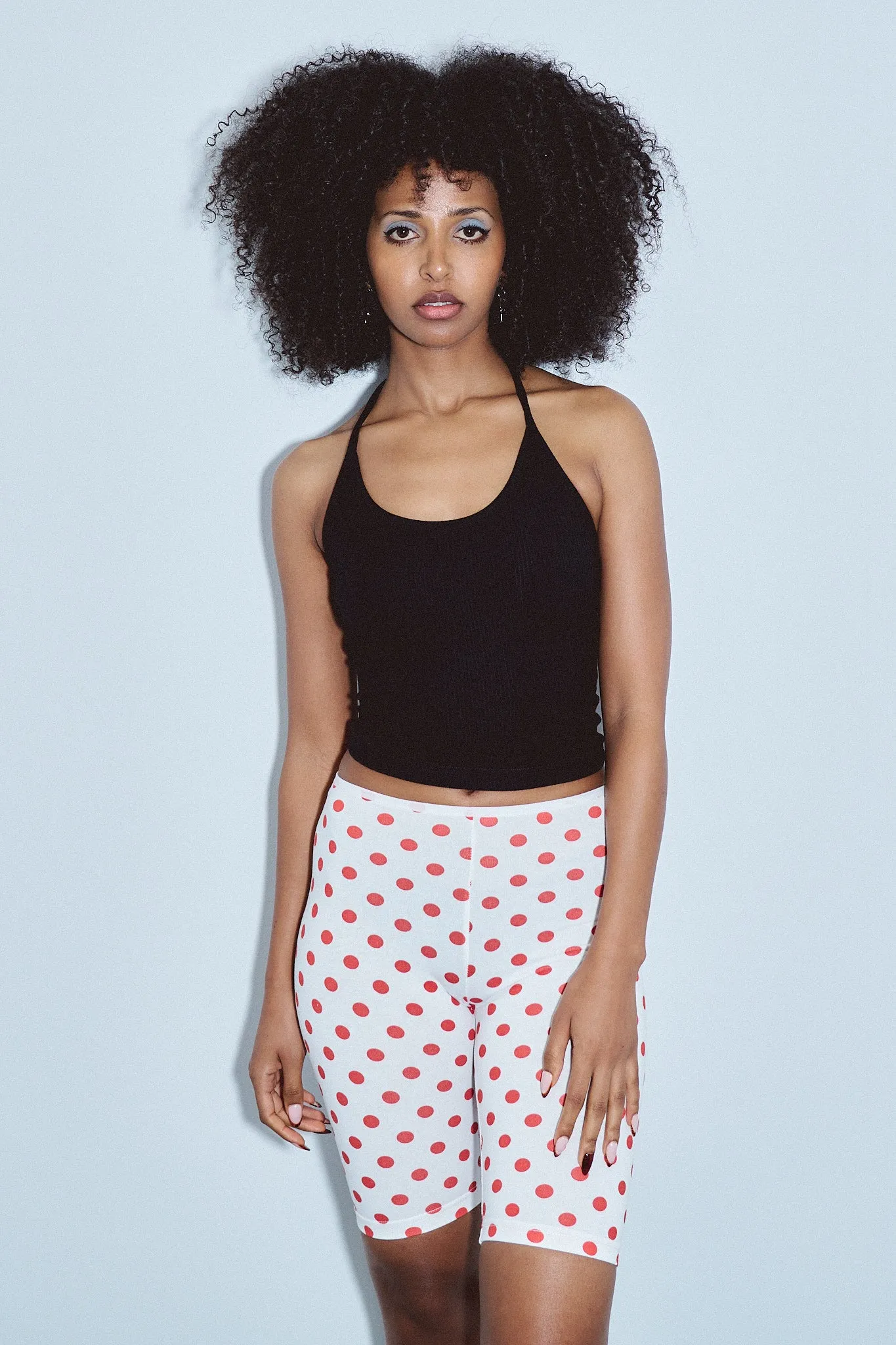 Cotton Bike Shorts Red Polka Dot sold by Fashion Brand Company product image thumbnail 2