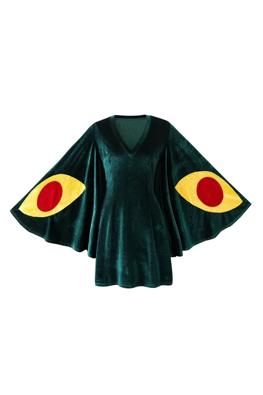 1 left - Moth Mini V-Neck Dress sold by Fashion Brand Company