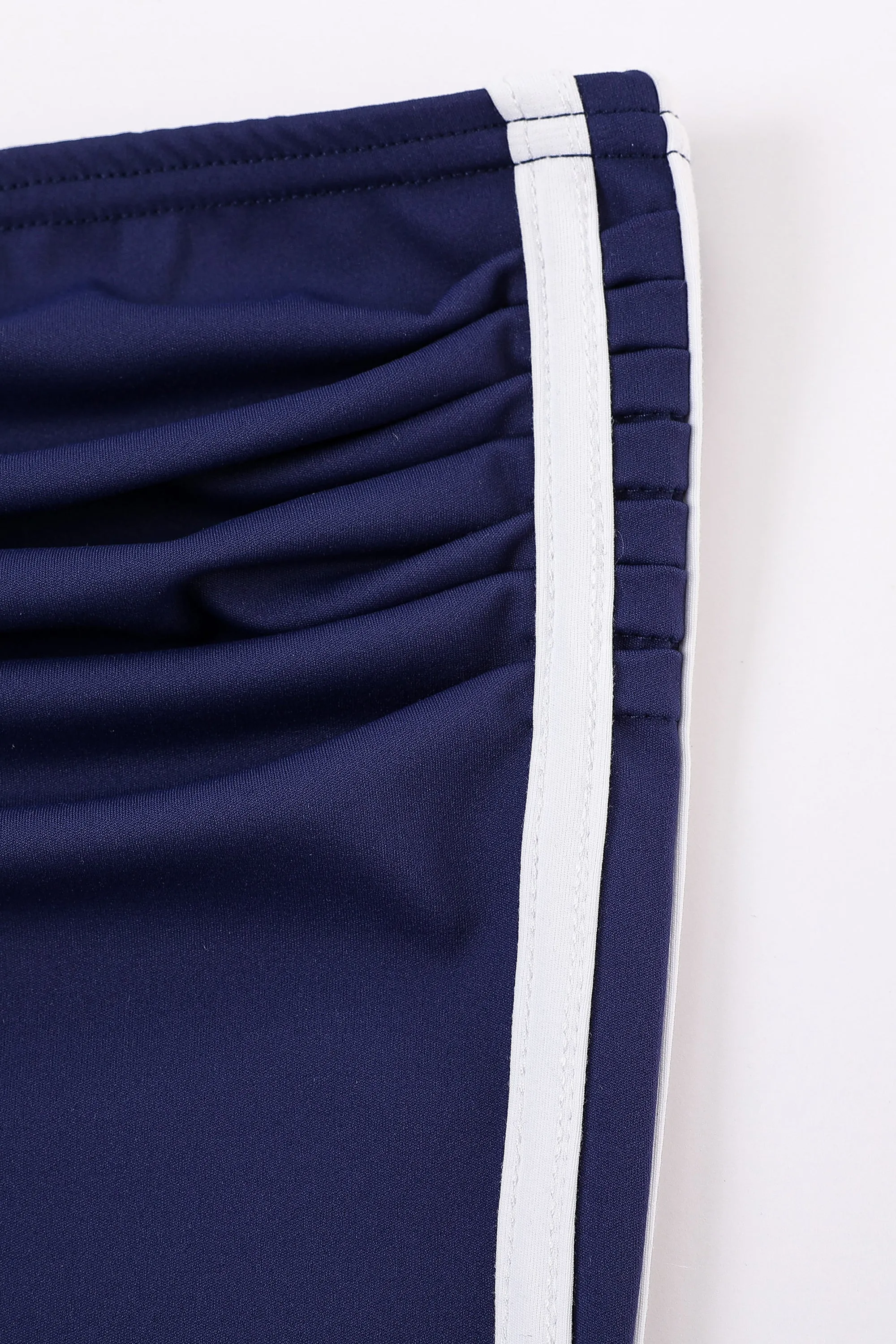 Navy Sporty Strapless Tube Swim Top sold by Fashion Brand Company product image thumbnail 3