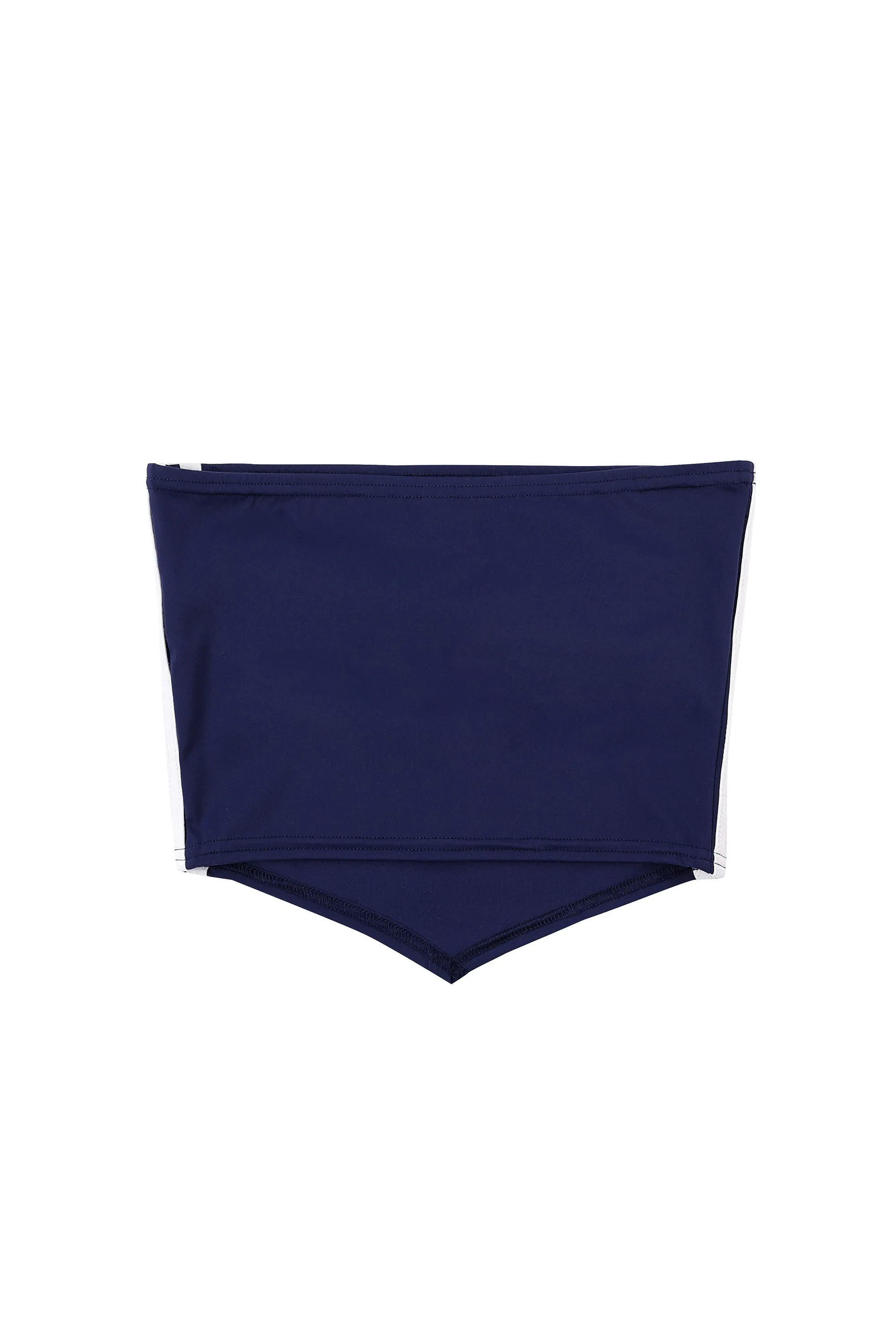 Navy Sporty Strapless Tube Swim Top sold by Fashion Brand Company product image thumbnail 4
