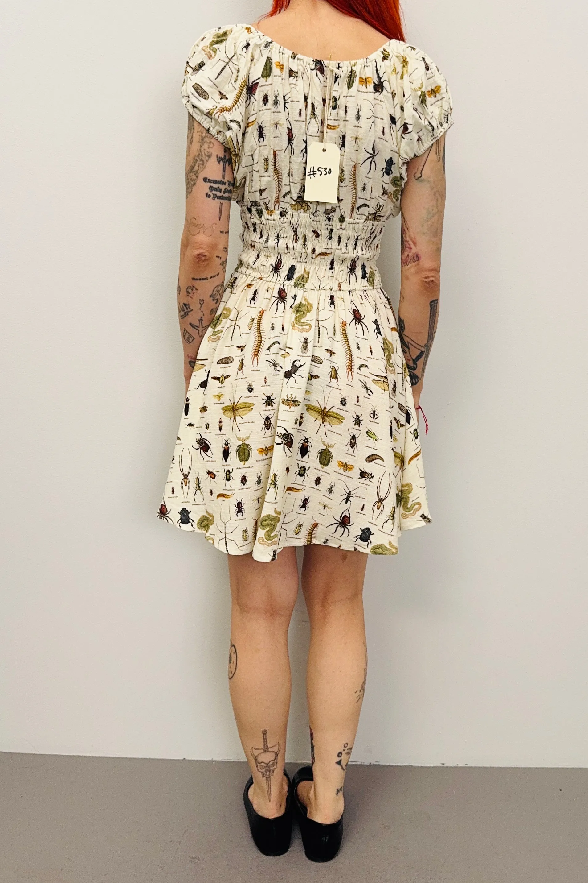 SAMPLE #530 - S Worst Bugs Linen Tank Dress sold by Fashion Brand Company product image thumbnail 3