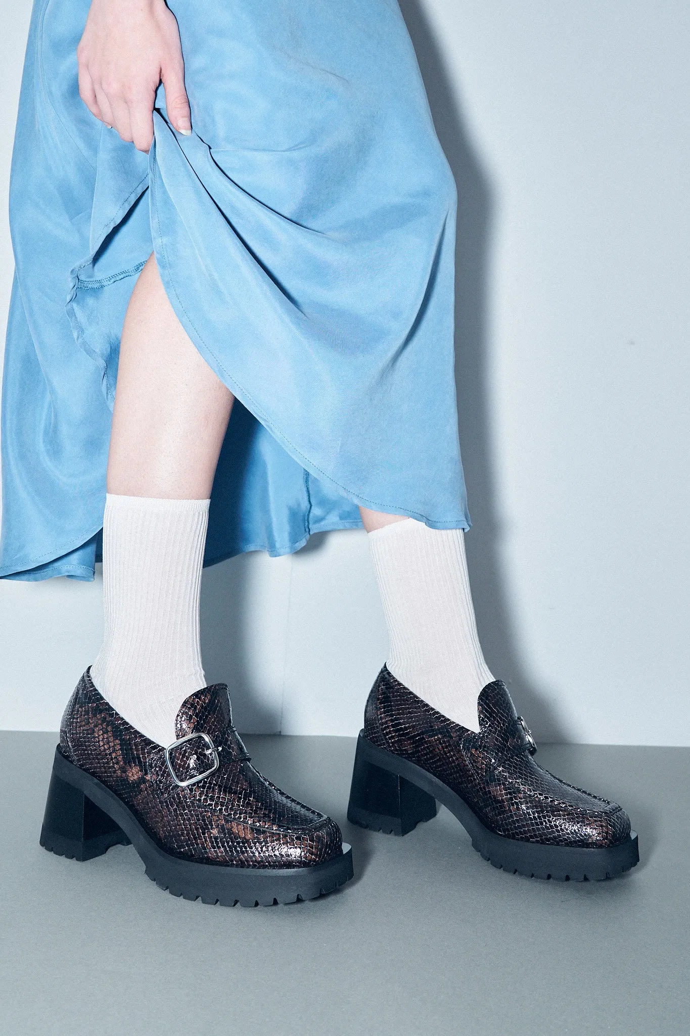 3 left - Donna Loafer Snakeskin sold by Fashion Brand Company product image thumbnail 3