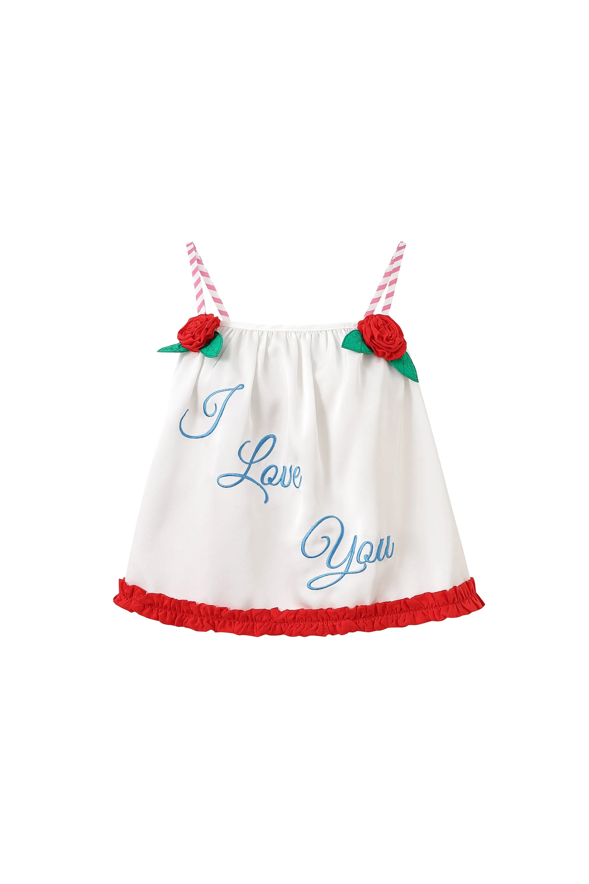 Frosted Cake Crop Cami 'I Love You' sold by Fashion Brand Company product image thumbnail 2