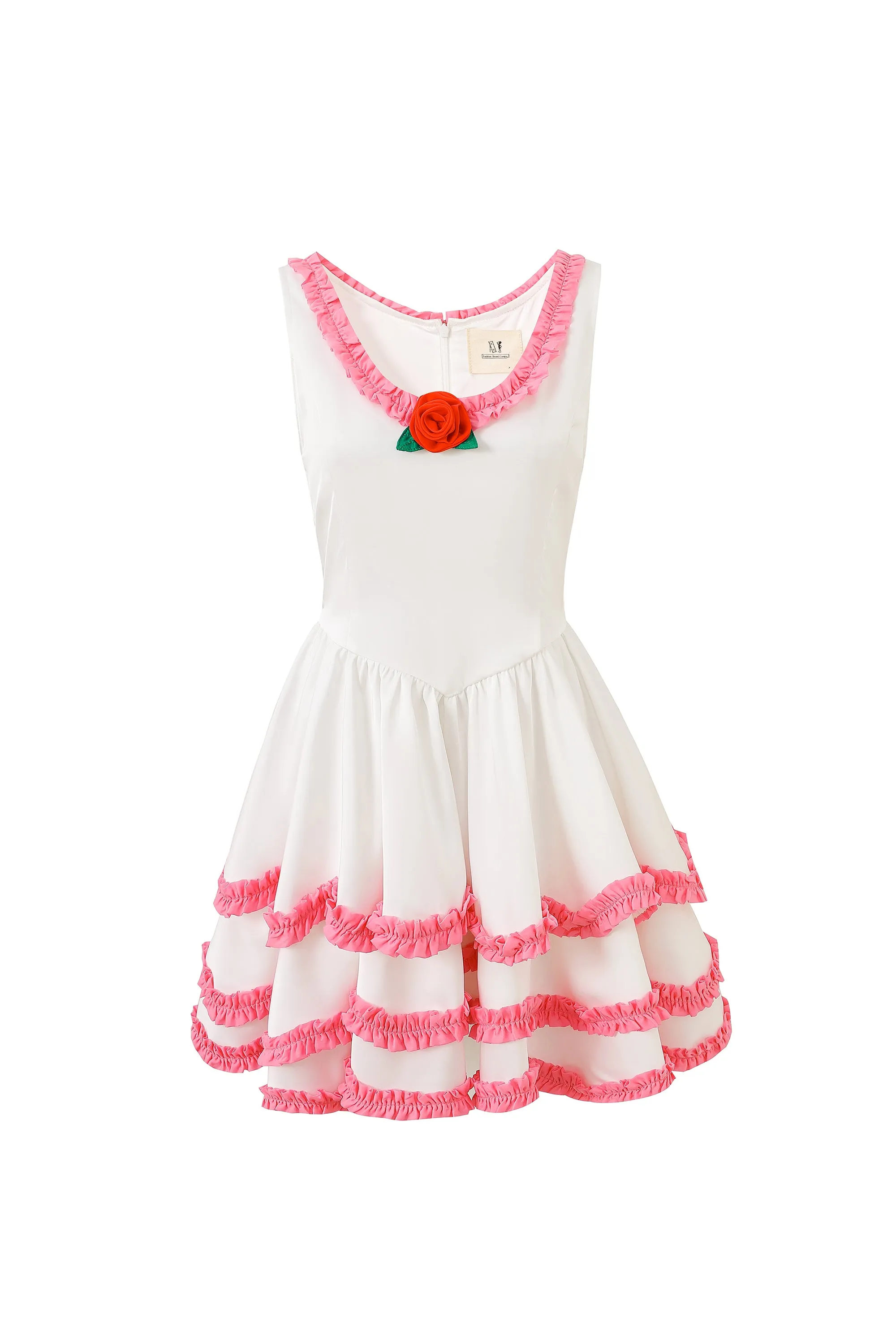 Frosted Cake Layered Mini Dress sold by Fashion Brand Company product image thumbnail 2