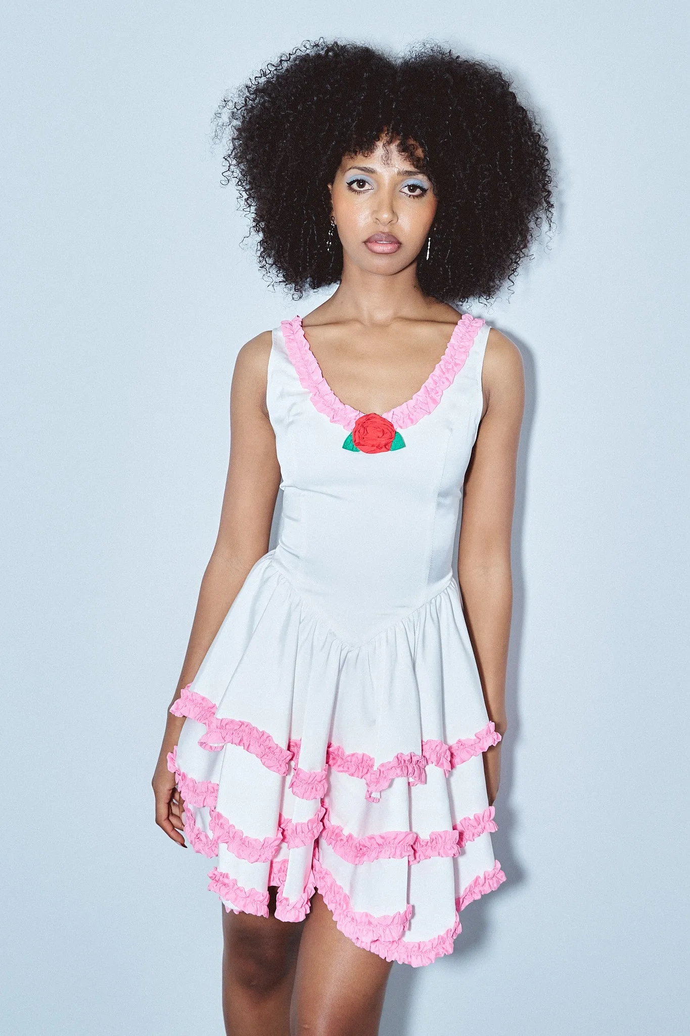 Frosted Cake Layered Mini Dress sold by Fashion Brand Company