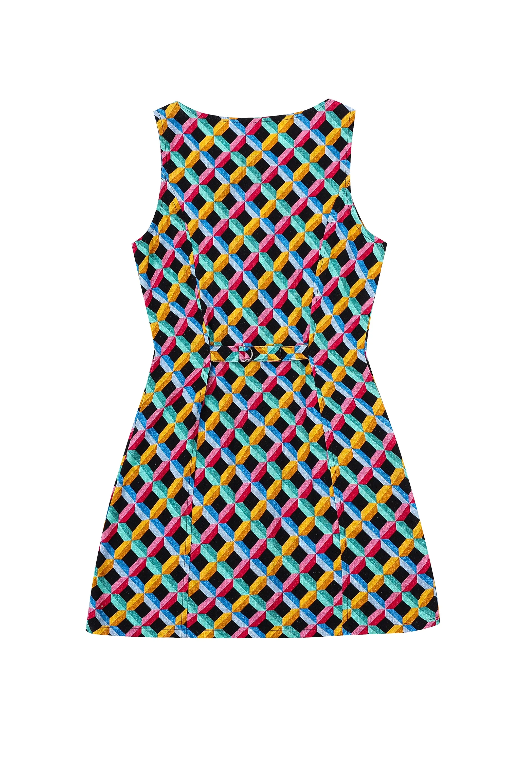 Unbuttoned Soft Linen Mini Dress Screensaver sold by Fashion Brand Company product image thumbnail 3