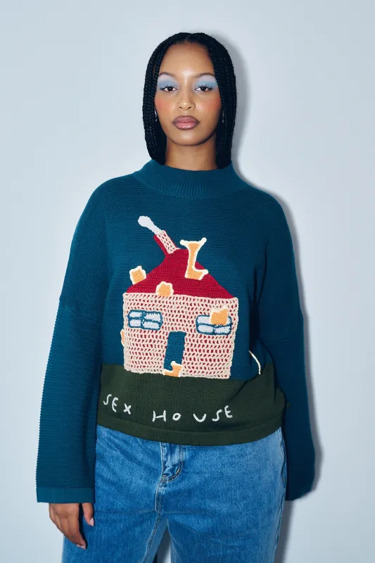 Sex House on Fire Cotton Sweater sold by Fashion Brand Company