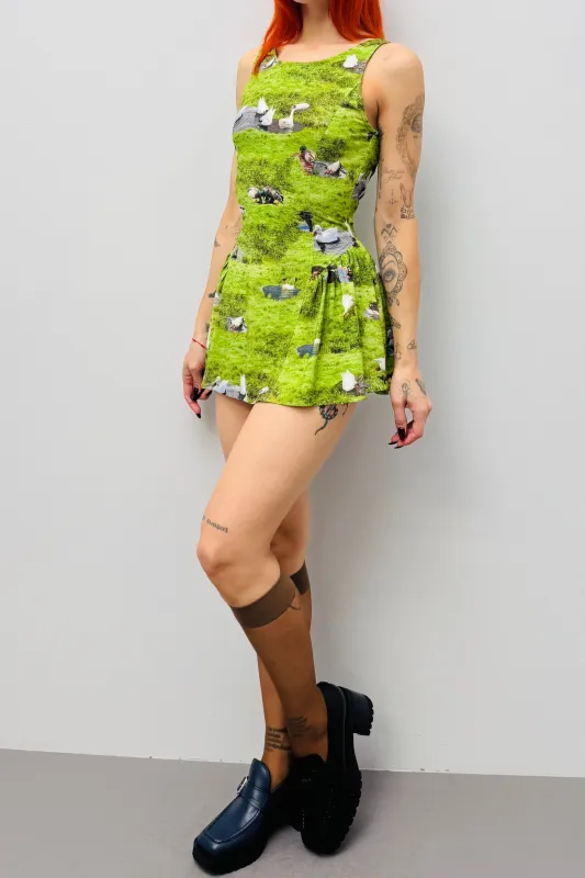 SAMPLE #575 - S Ducks Mini Dress made by Fashion Brand Company