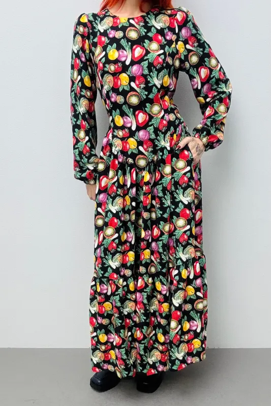 SAMPLE #557 - S Veggie Long Sleeve Church Dress made by Fashion Brand Company