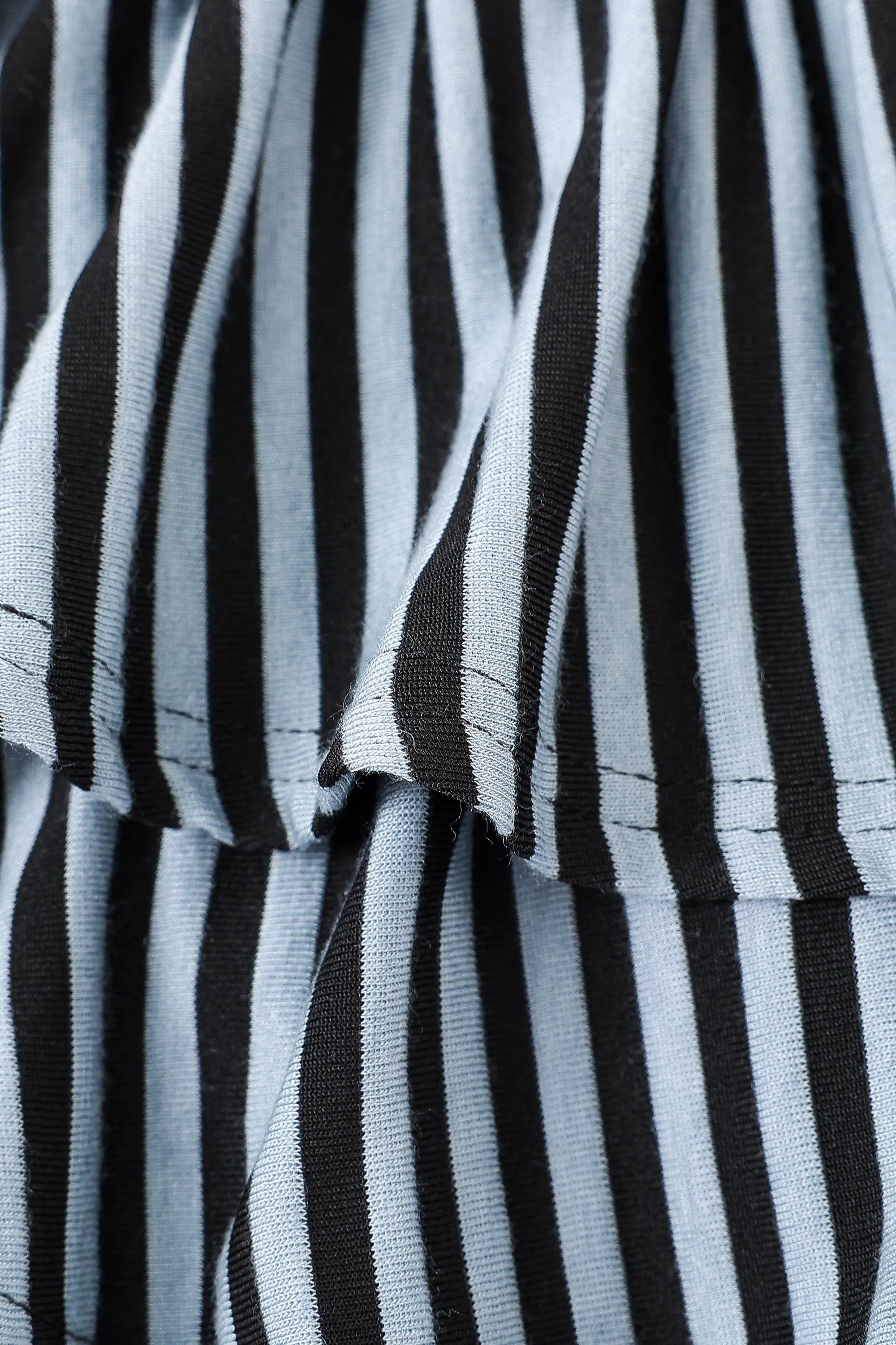 Ruffled Mini Skort Blue Stripe sold by Fashion Brand Company product image thumbnail 3