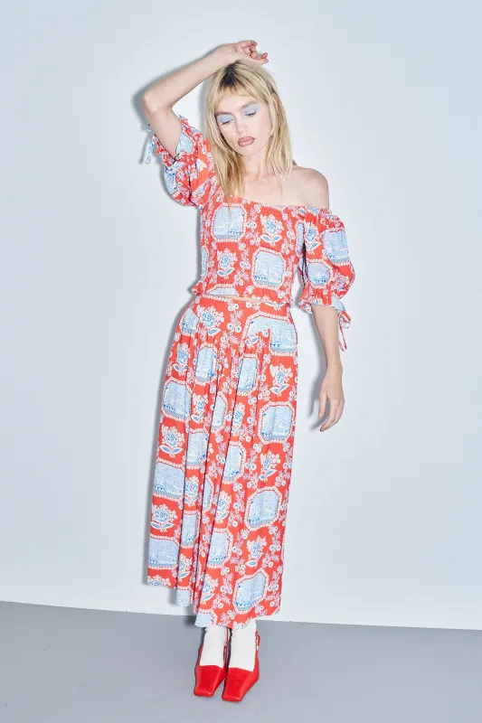 Park Skirt Soft Linen French Sex made by Fashion Brand Company