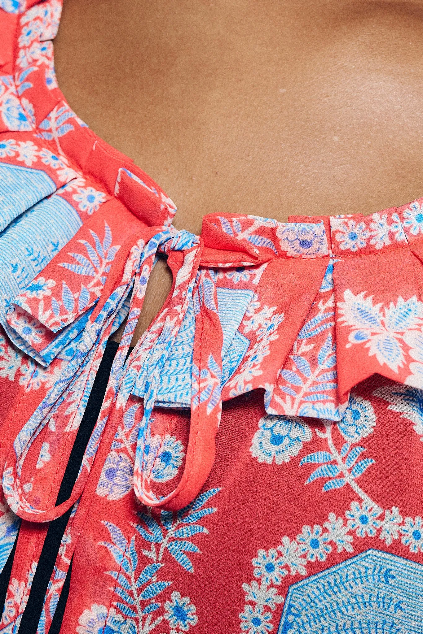 Chiffon Ruffle Duster French Sex sold by Fashion Brand Company product image thumbnail 4