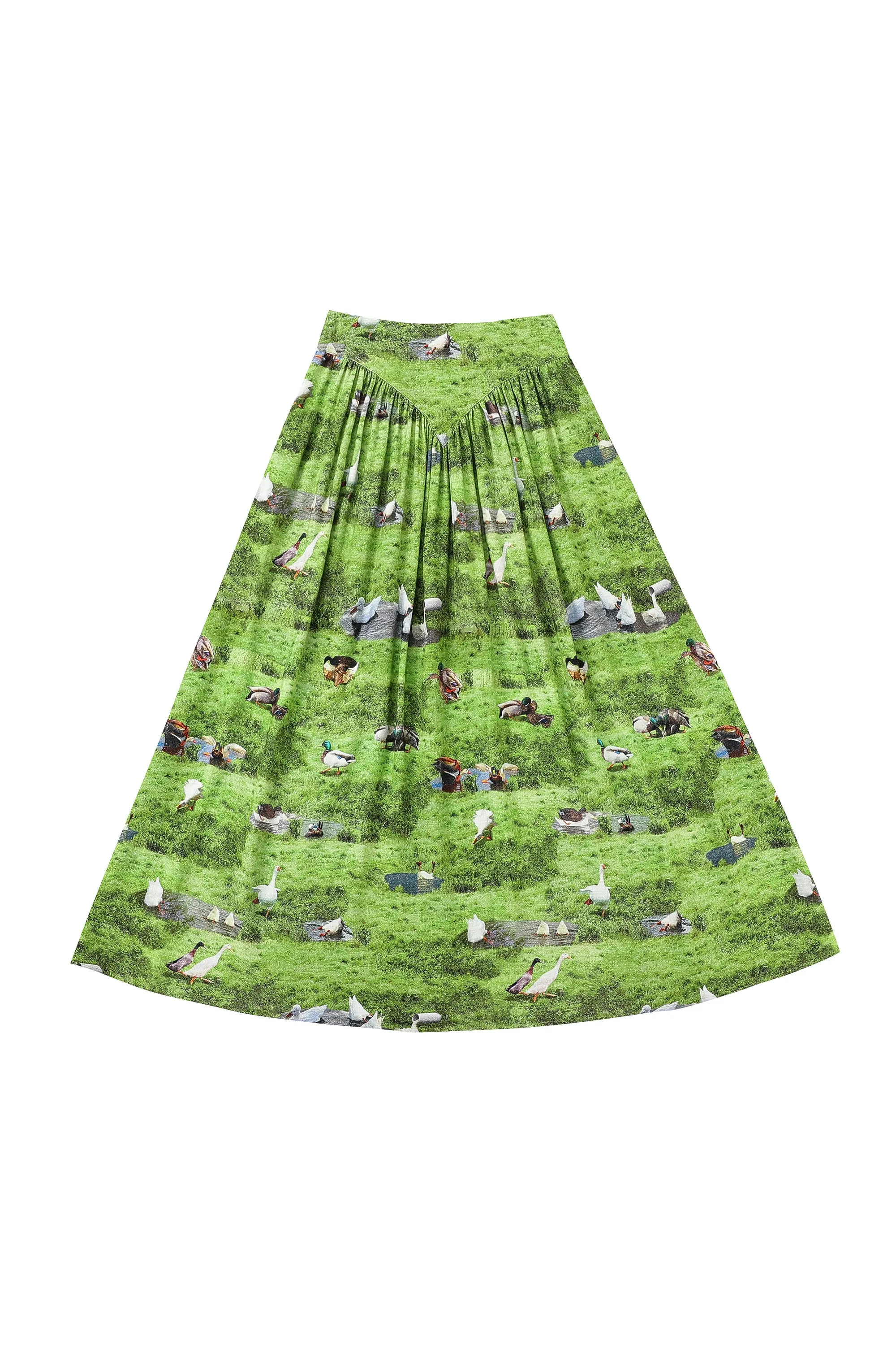 Park Skirt Soft Linen Ducks sold by Fashion Brand Company product image thumbnail 3