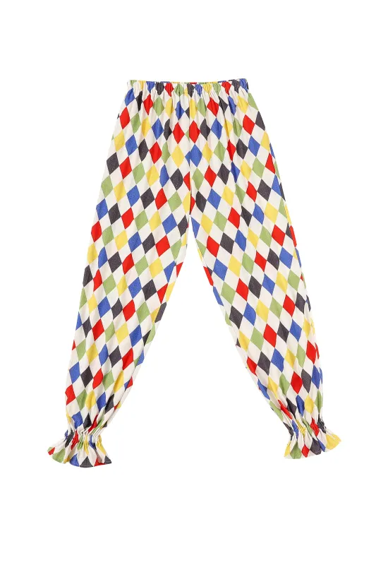 Long Bloomers Soft Linen Harlequin sold by Fashion Brand Company