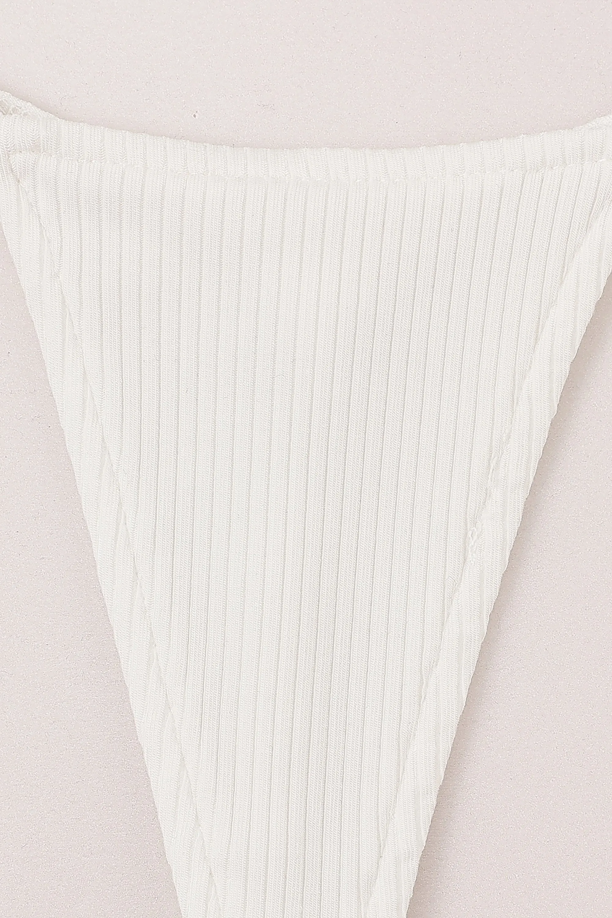 Tencel Rib Micro Thong White NEW VERSION sold by Fashion Brand Company product image thumbnail 3