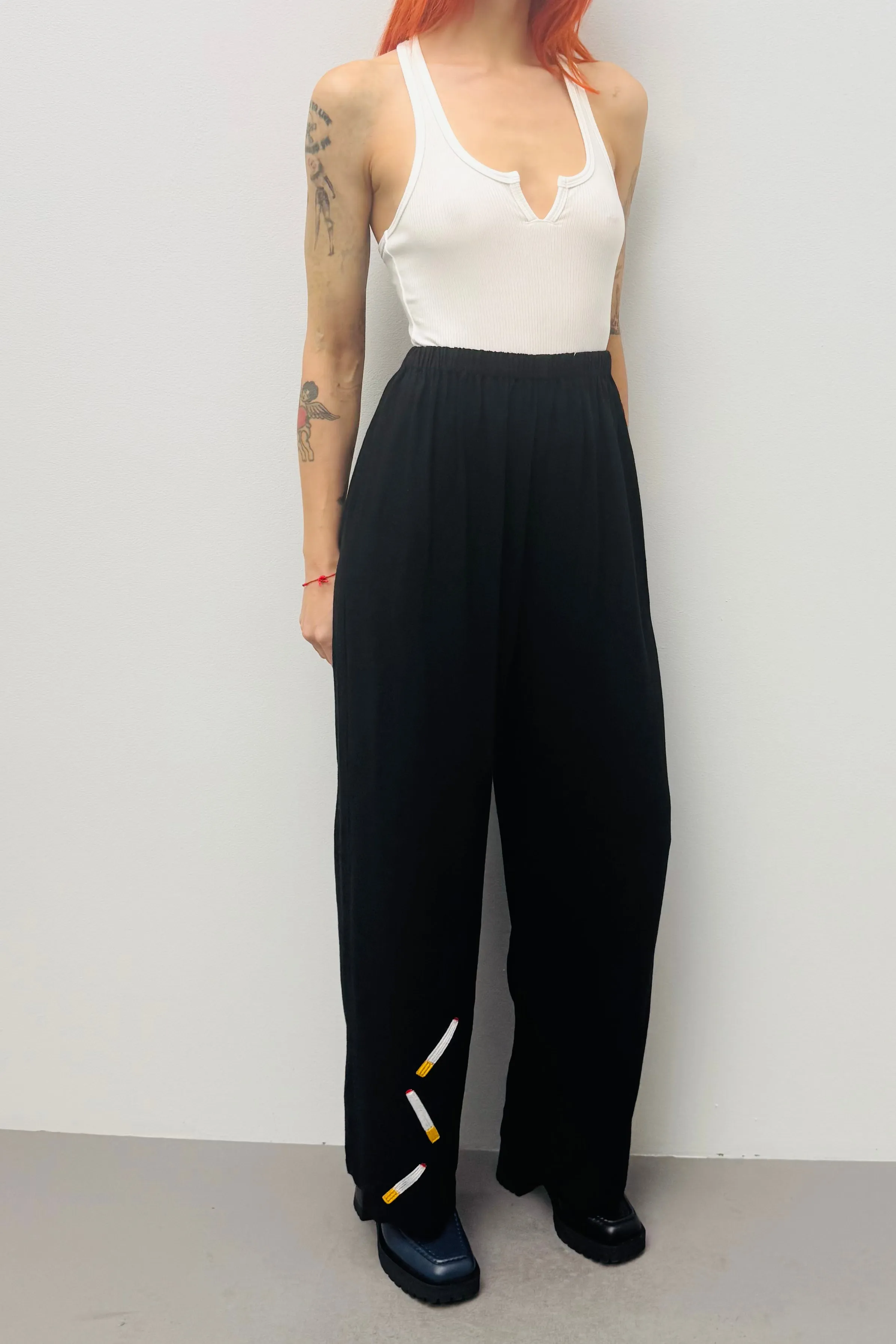 SAMPLE #586 - S White Tencel Bodysuit sold by Fashion Brand Company product image thumbnail 2