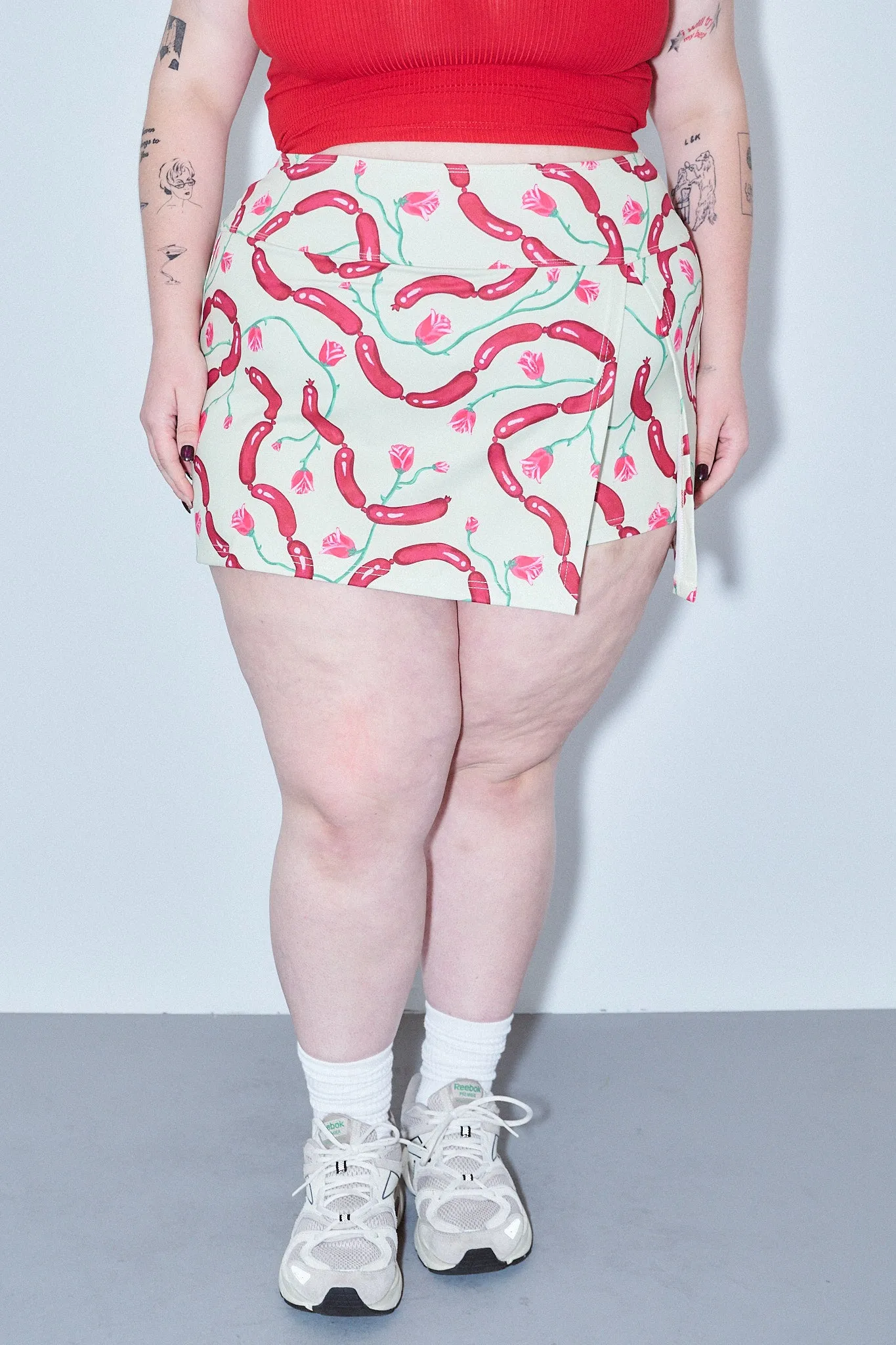 Scrap Skort - Hotdogs L sold by Fashion Brand Company
