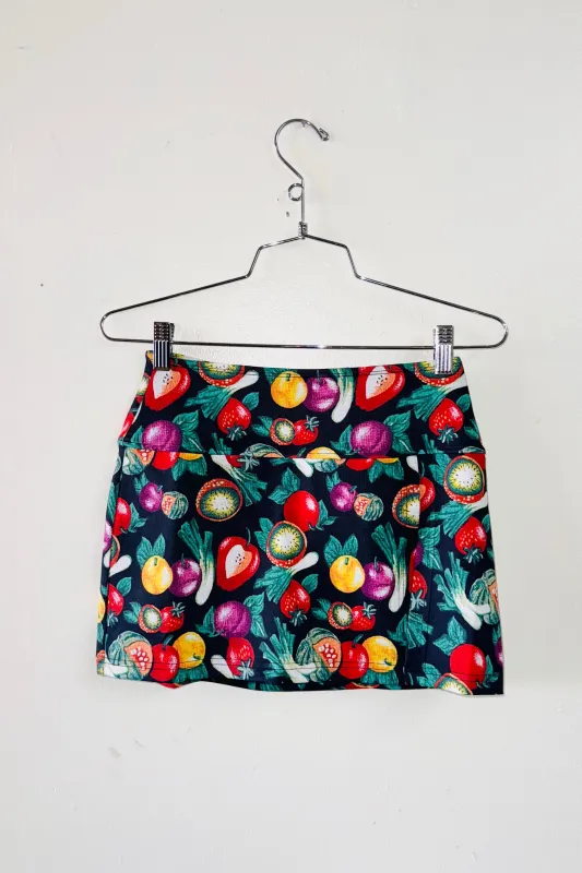 Scrap Skort - Vegetable Medley Yoga made by Fashion Brand Company