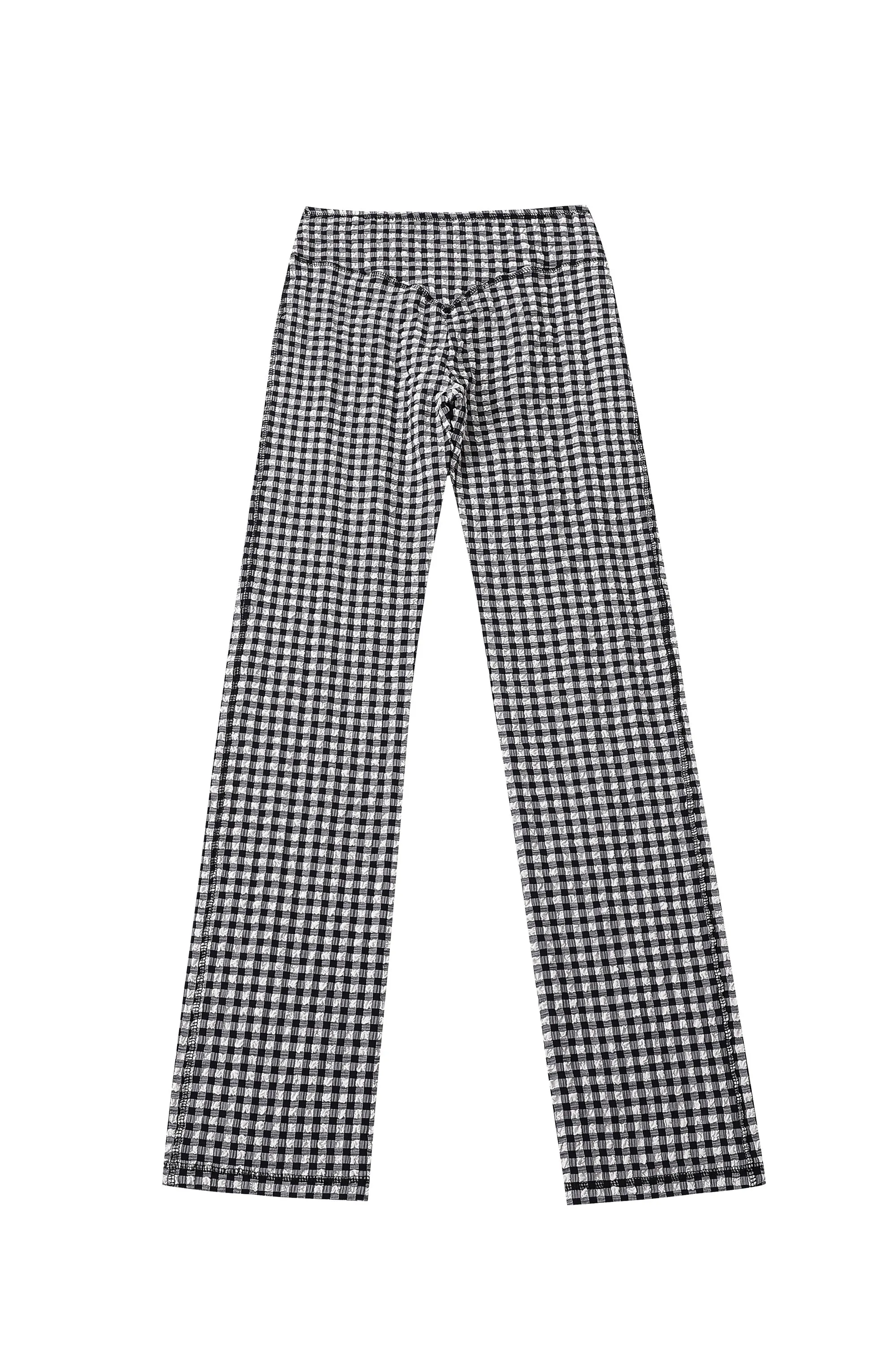 1 left - Stretch Pants Black Gingham sold by Fashion Brand Company product image thumbnail 5