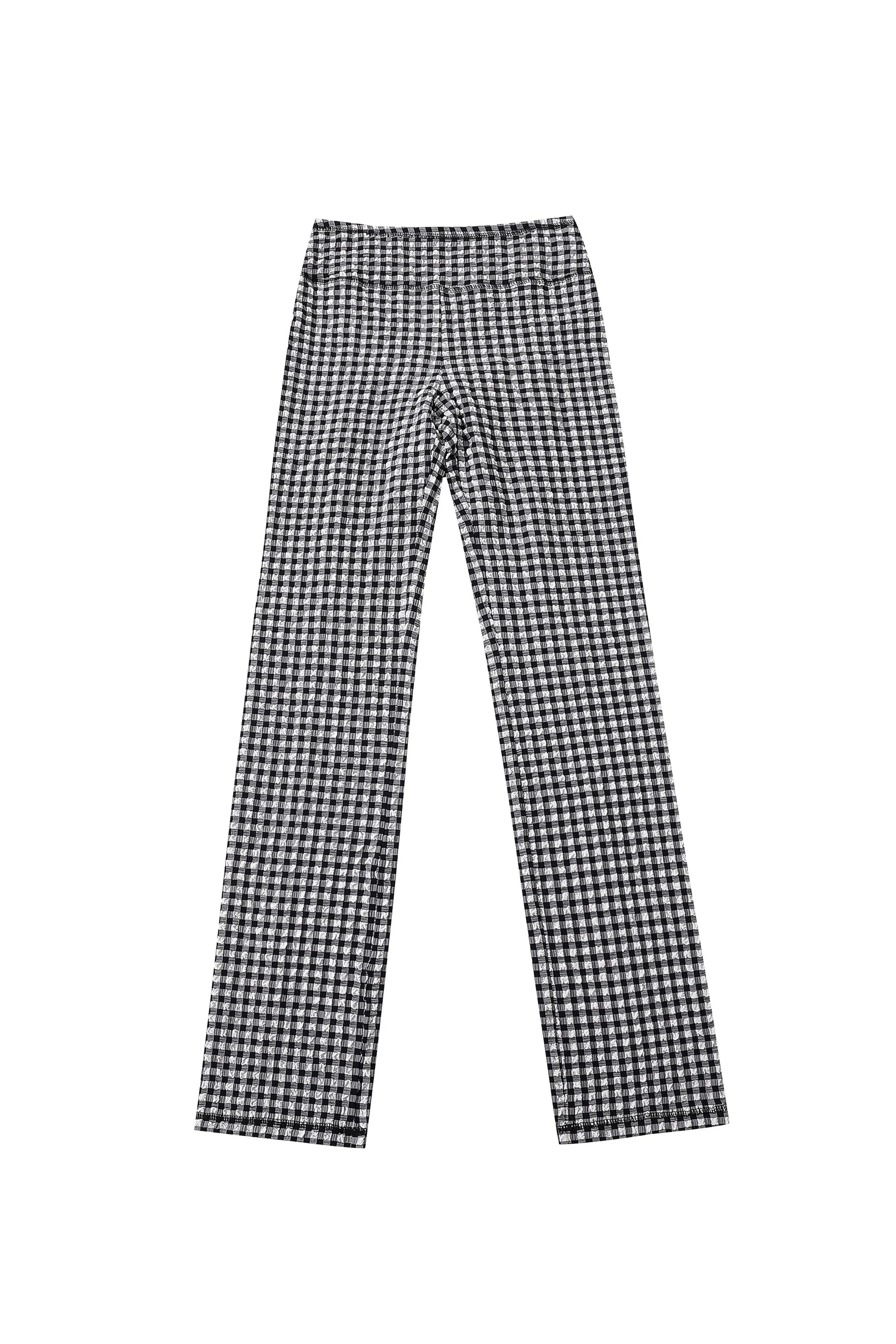 1 left - Stretch Pants Black Gingham sold by Fashion Brand Company product image thumbnail 4