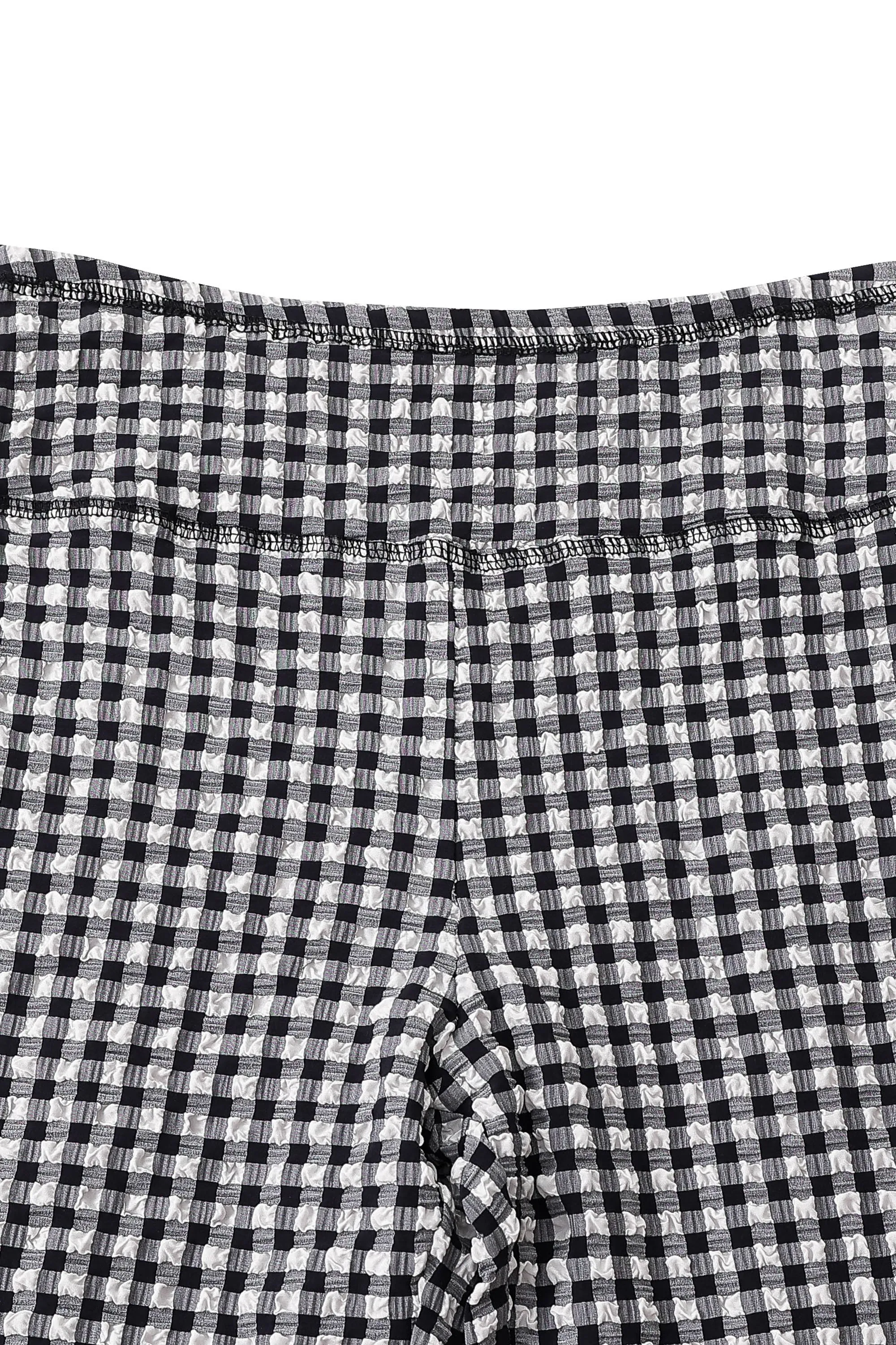 1 left - Stretch Pants Black Gingham sold by Fashion Brand Company product image thumbnail 2