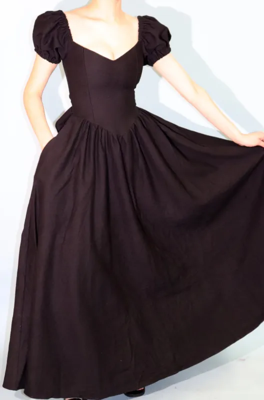 The Virgin Gown Black sold by Fashion Brand Company