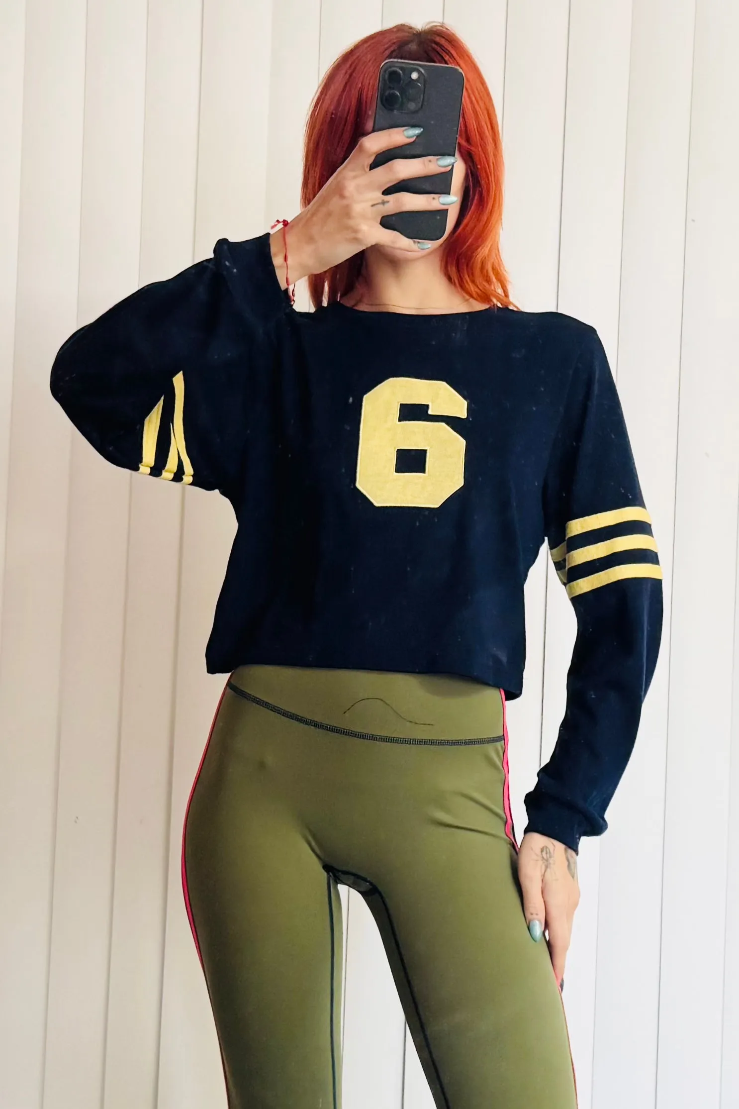 SAMPLE #636 - S Navy wool blend long sleeve sold by Fashion Brand Company