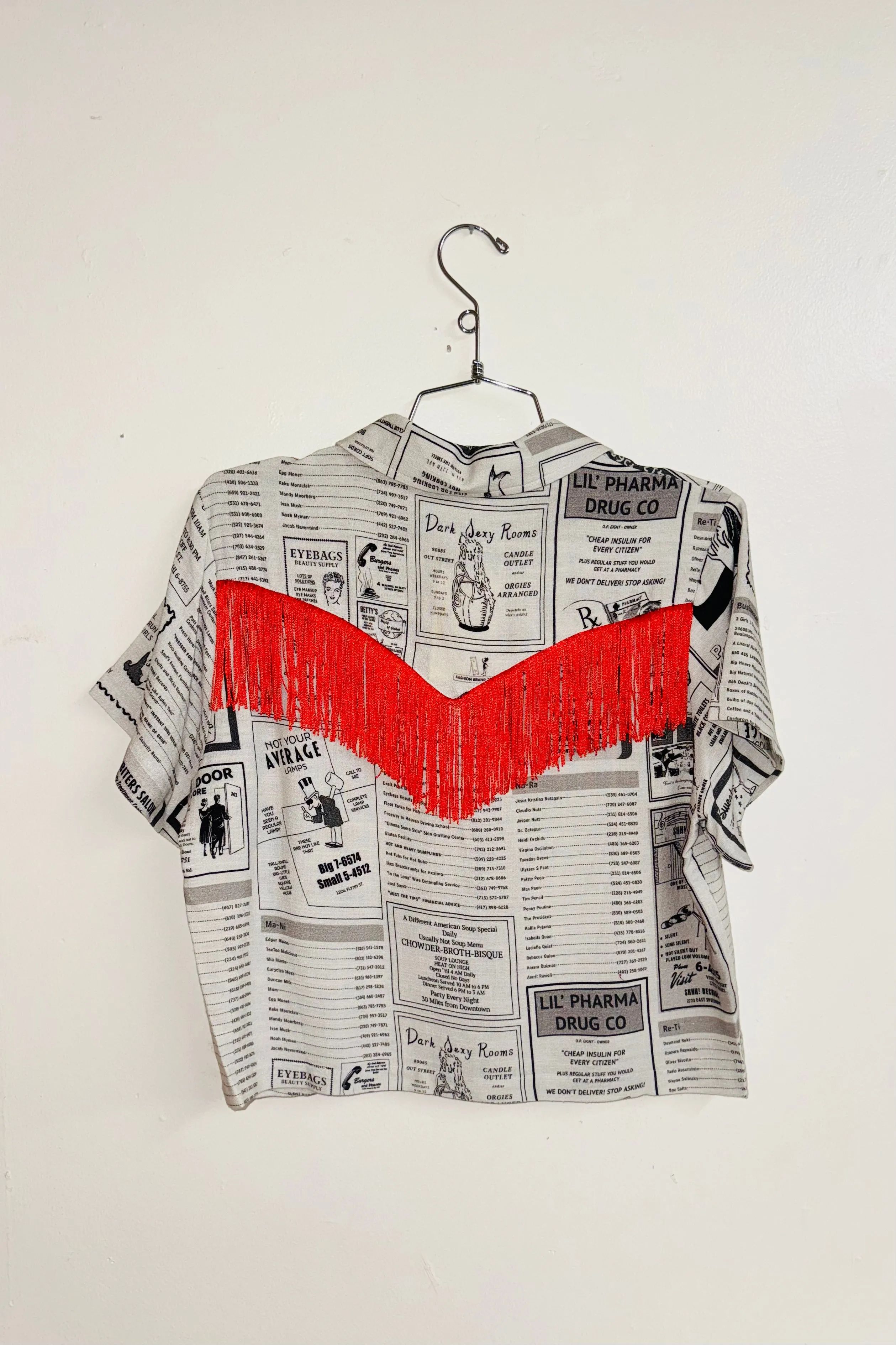 Scrap Linen Blouse #2 - S White Pages sold by Fashion Brand Company product image thumbnail 2