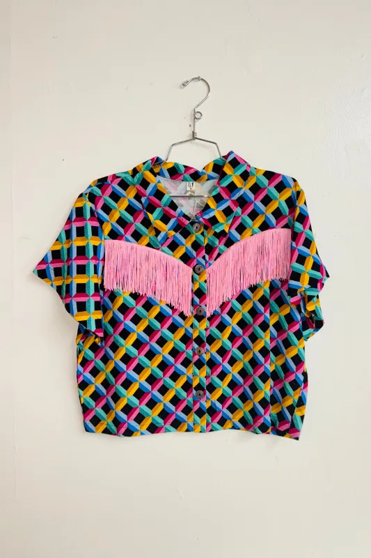 Scrap Linen Blouse #14 - M Screensaver made by Fashion Brand Company