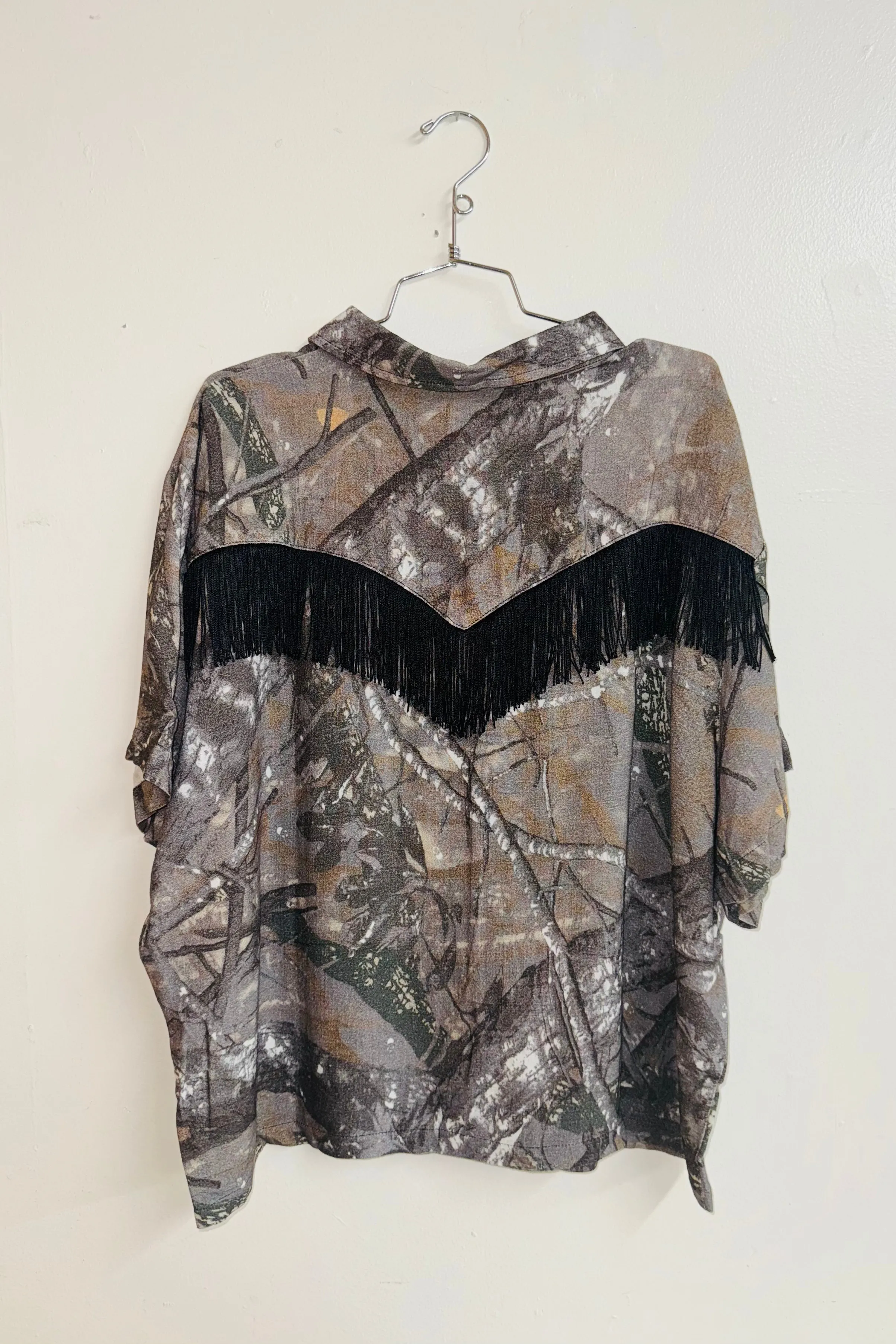 Scrap Linen Blouse #31 - 2X Camo sold by Fashion Brand Company product image thumbnail 2