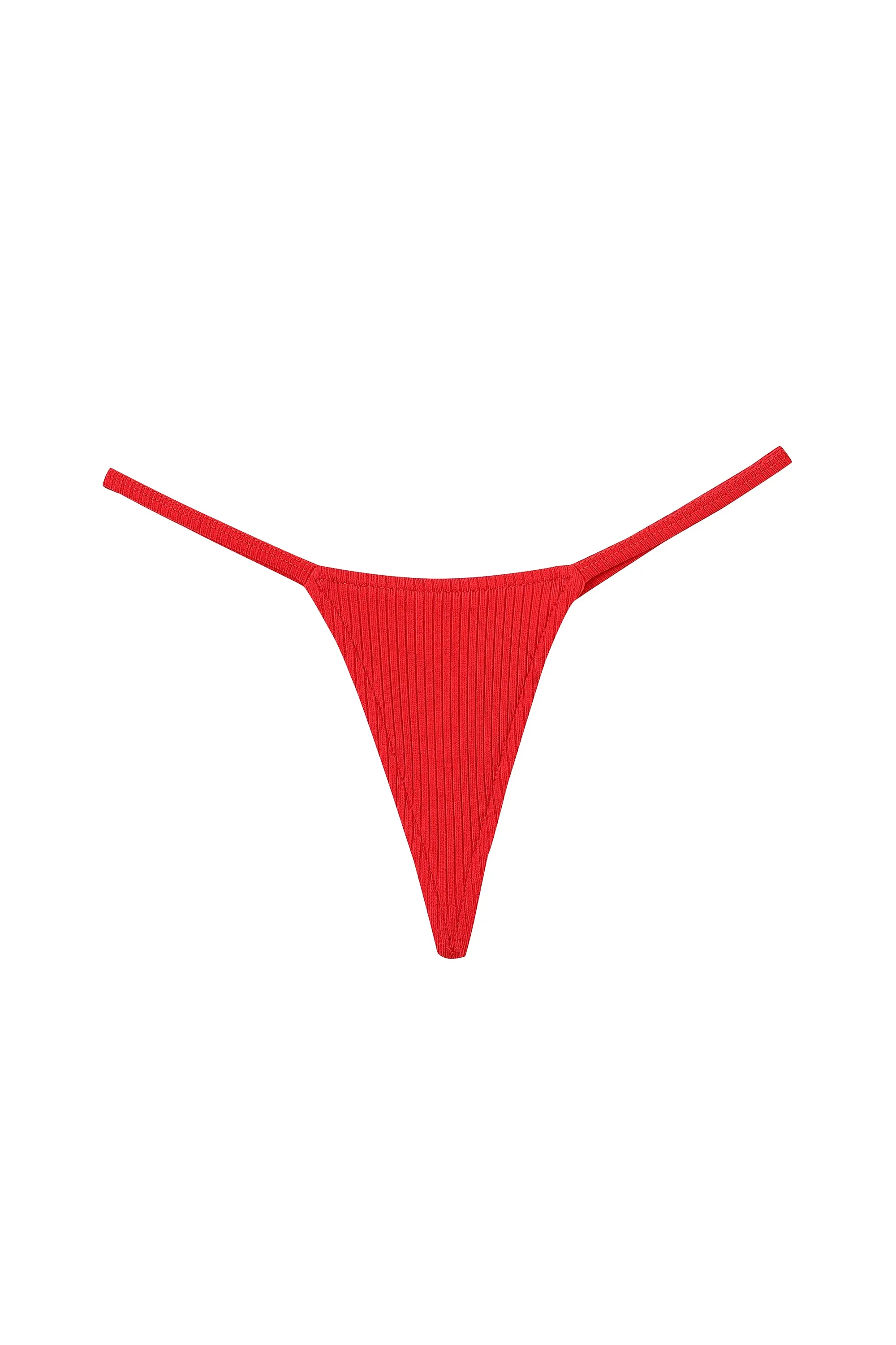 Tencel Rib Micro Thong Maraschino NEW VERSION sold by Fashion Brand Company product image thumbnail 3