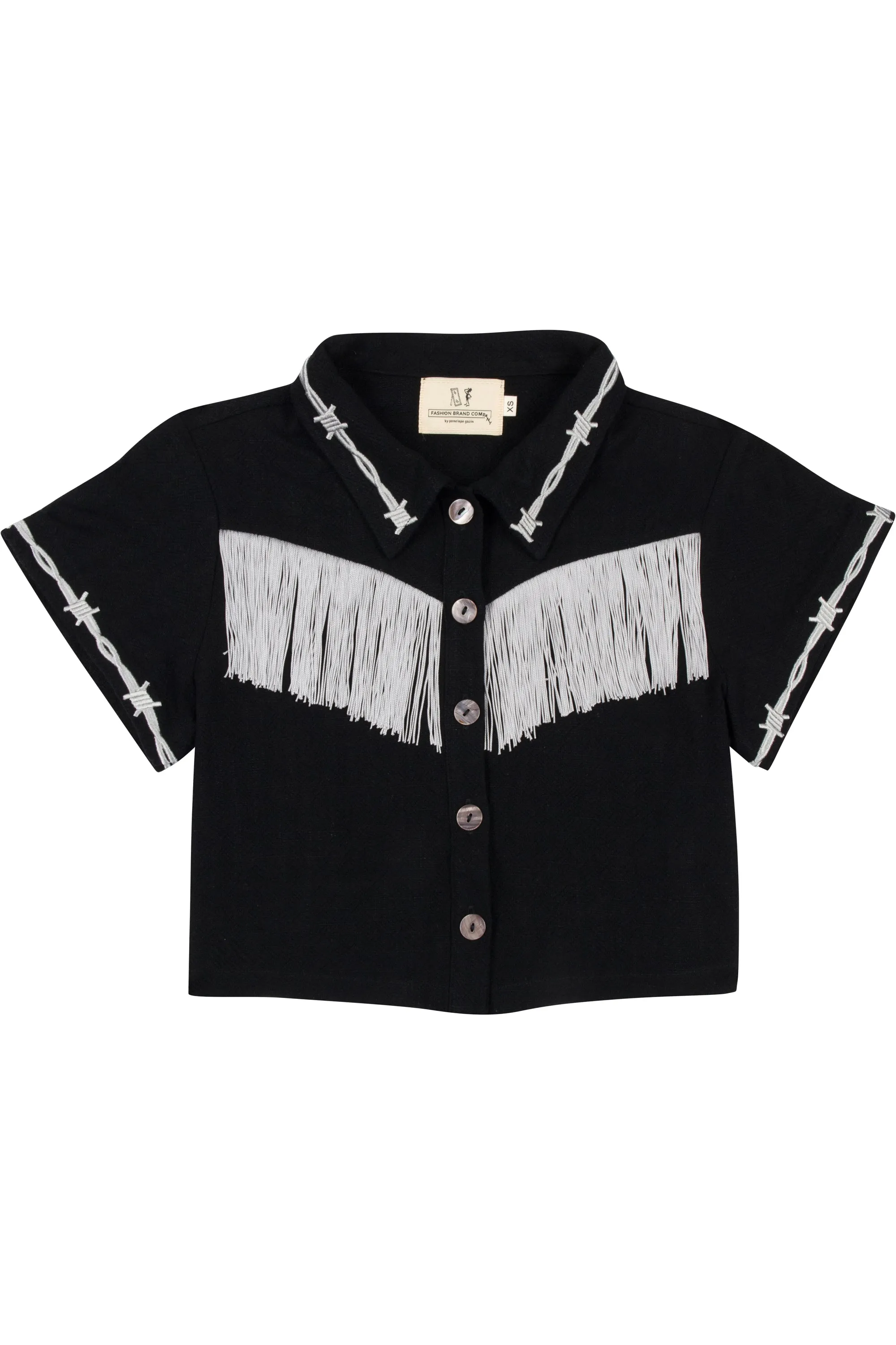 1 left - Pammy Blouse Thick Linen sold by Fashion Brand Company