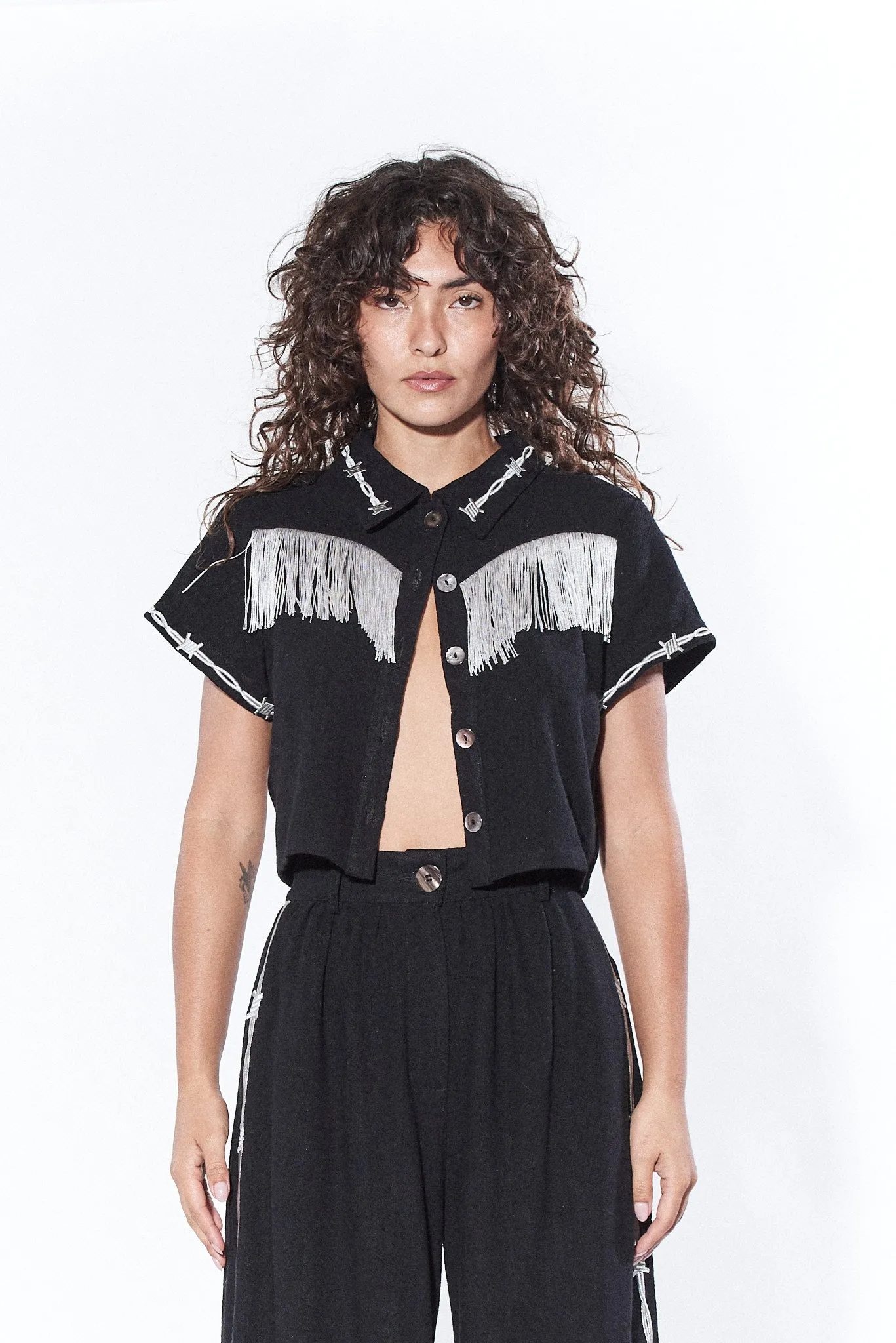 1 left - Pammy Blouse Thick Linen sold by Fashion Brand Company product image thumbnail 3