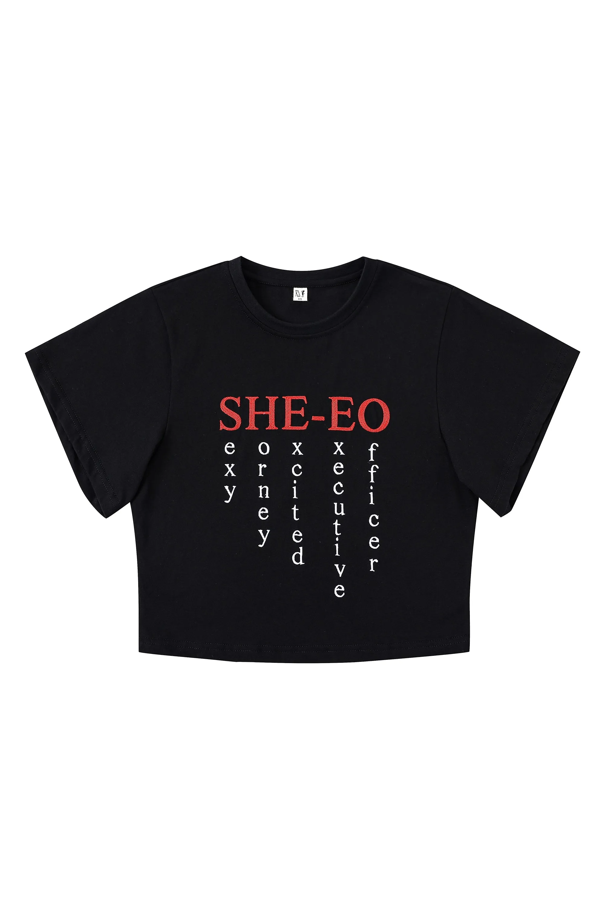 SHE-EO Tommy Tee Black sold by Fashion Brand Company product image thumbnail 4
