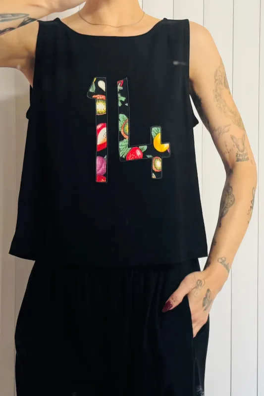 SAMPLE #760 - S "14" Soft Linen Tank made by Fashion Brand Company